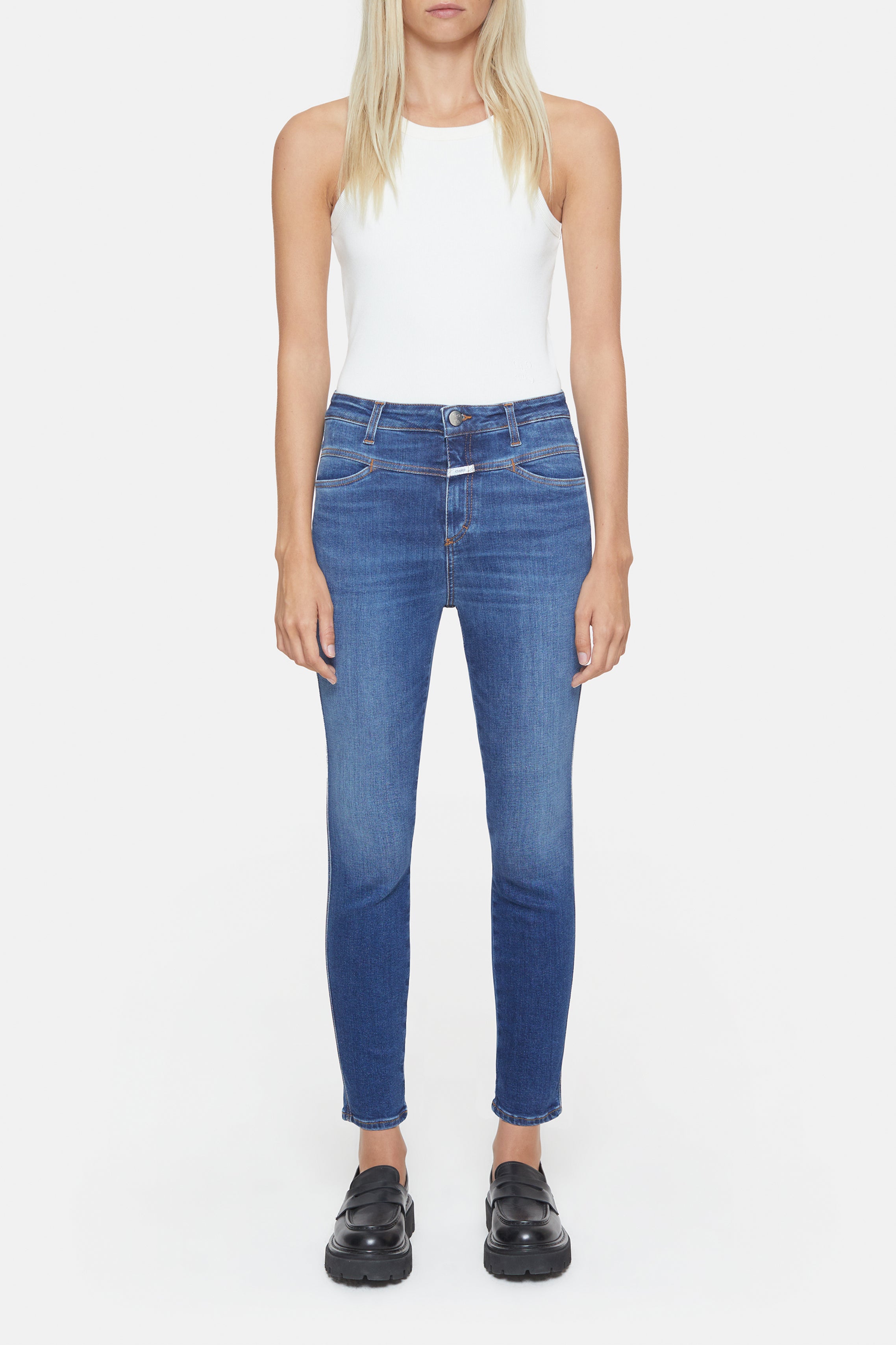 STYLE NAME SKINNY PUSHER JEANS