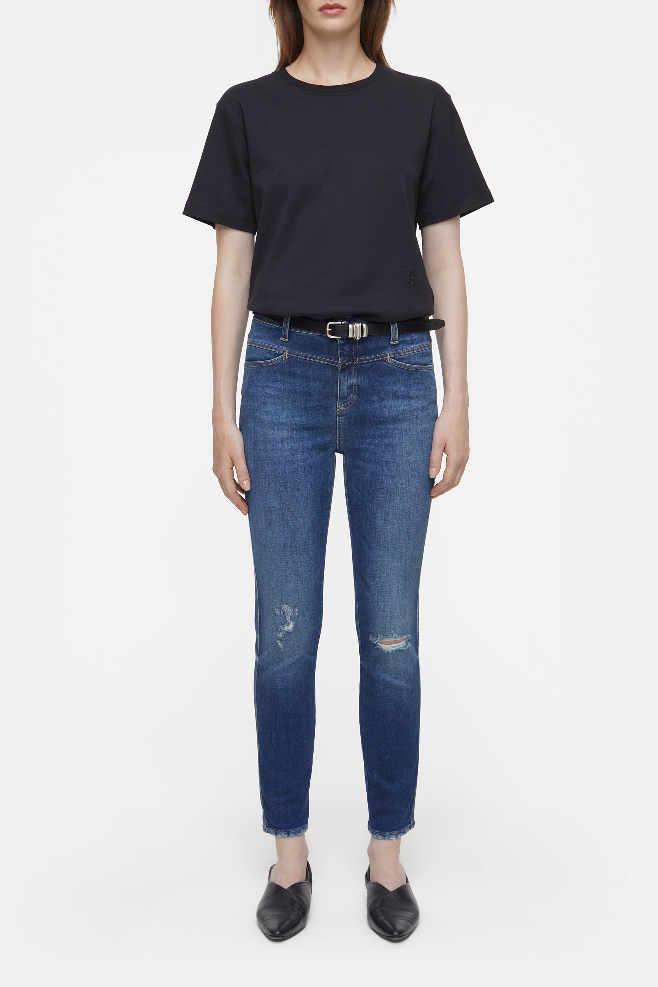 STYLE NAME SKINNY PUSHER JEANS