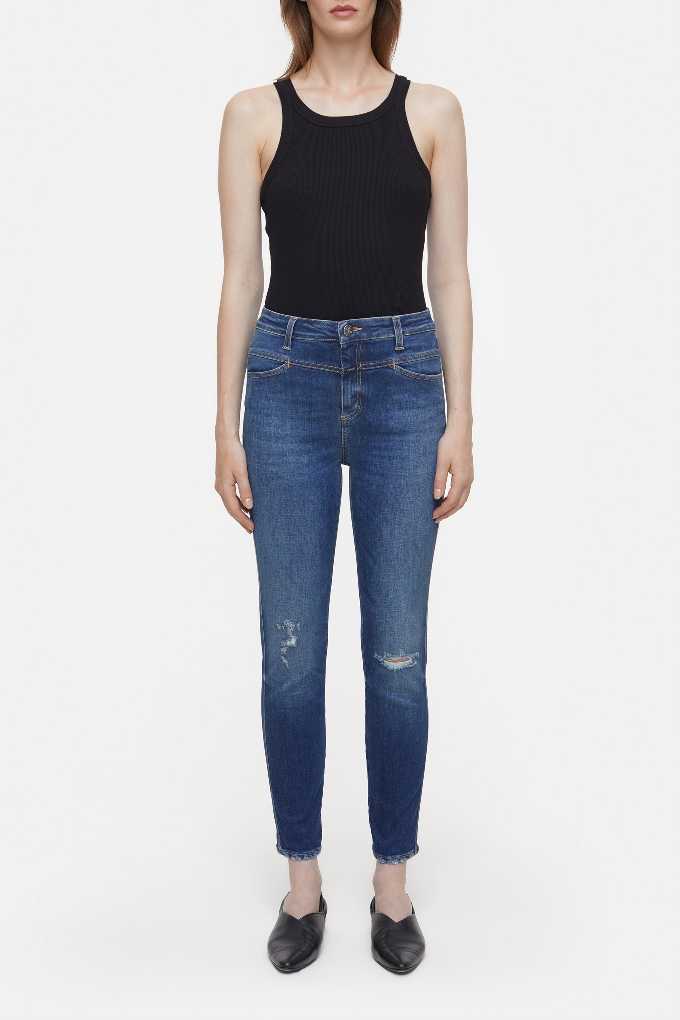 STYLE NAME SKINNY PUSHER JEANS