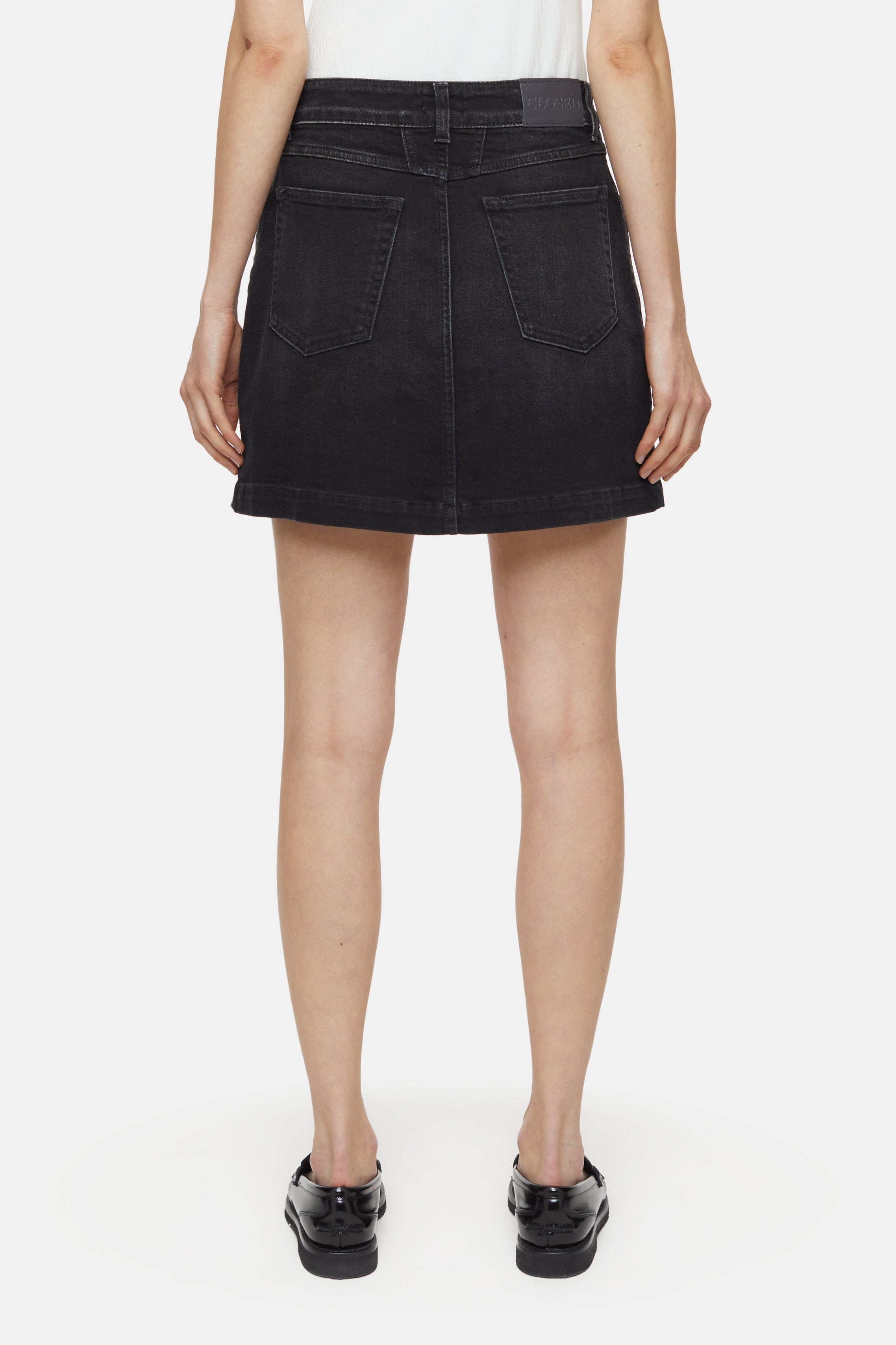 SHORT DENIM SKIRT