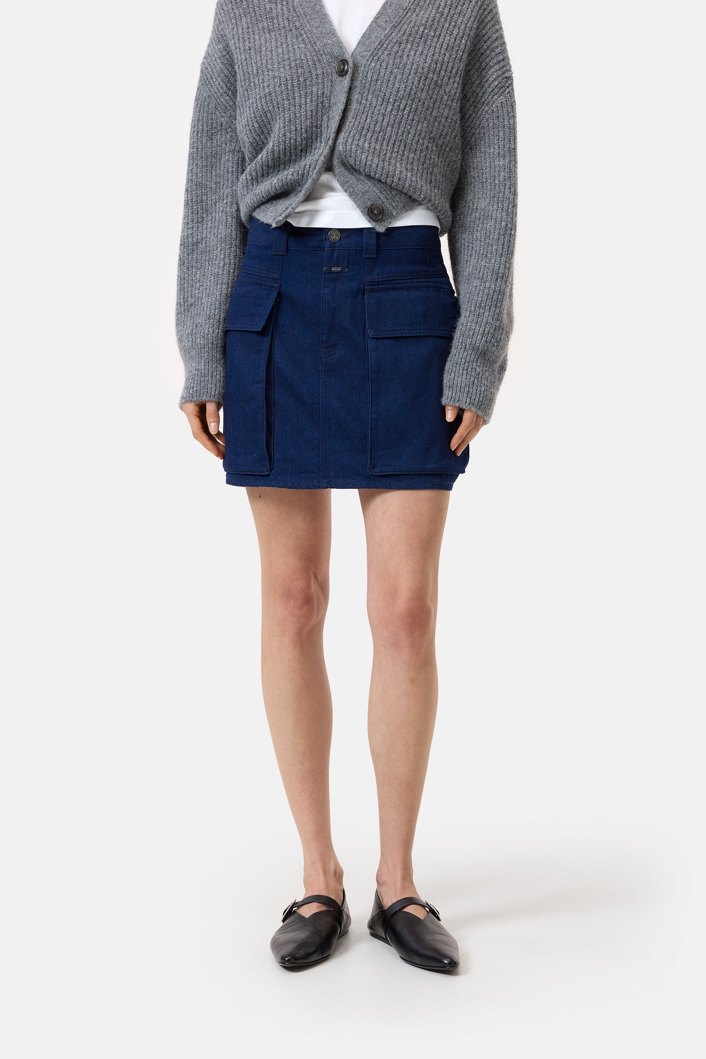 CARGO MINI SKIRT-Kleider & Röcke-Closed-23-DARK BLUE-ARCHIVIST