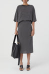 CLOSED-MAXI SKIRT SKIRTS-ARCHIVE-SALE-OUTLET-Lagerverkauf-Kleider & Röcke-XS-BLACK-ARCHIVIST