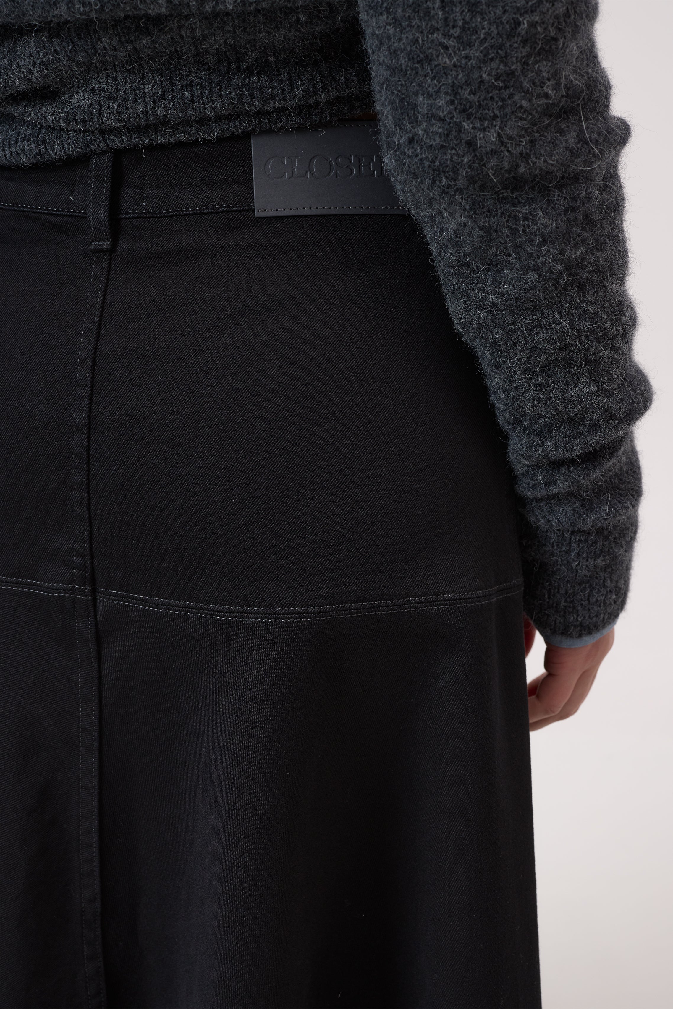 LONG DENIM SKIRT