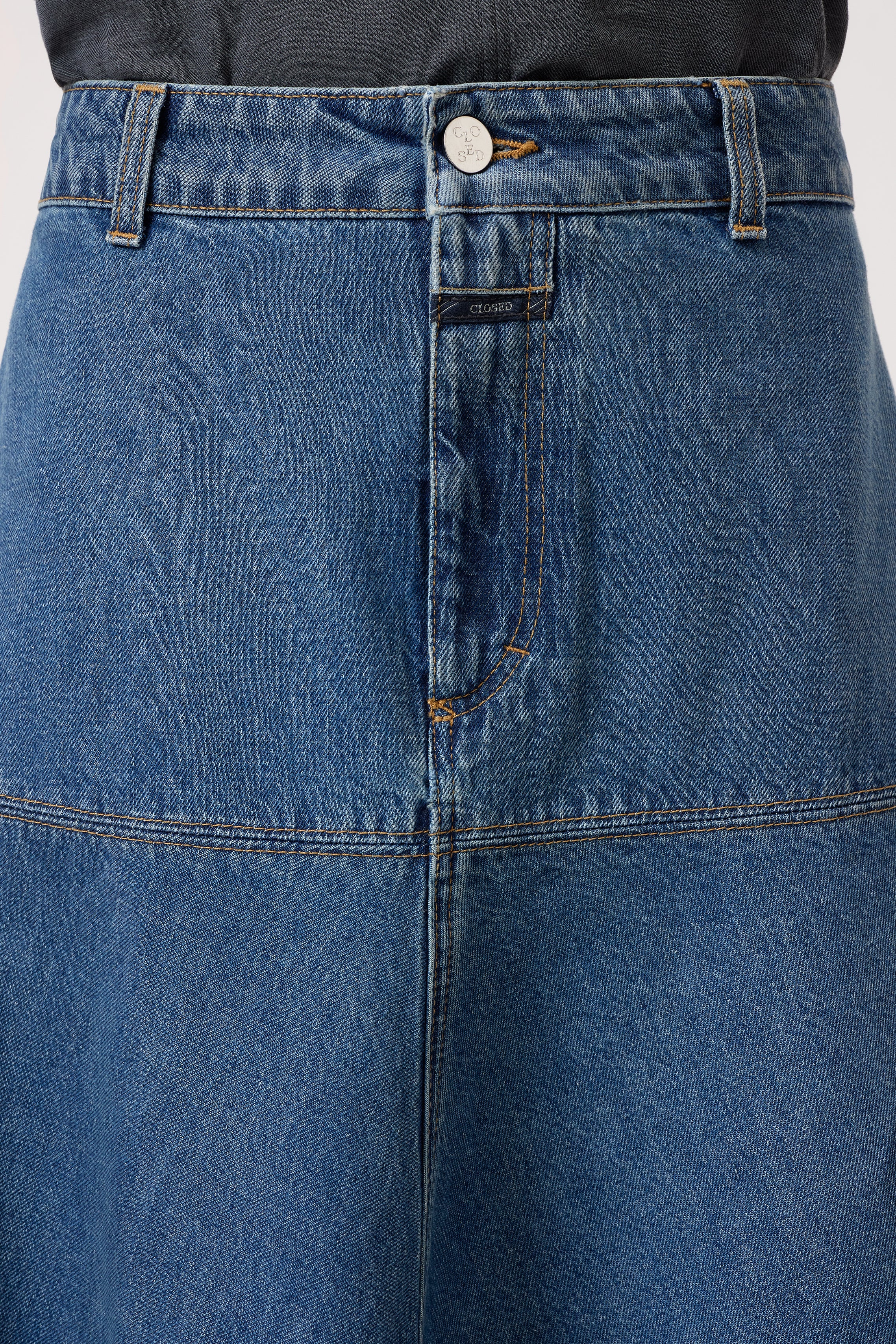 LONG DENIM SKIRT