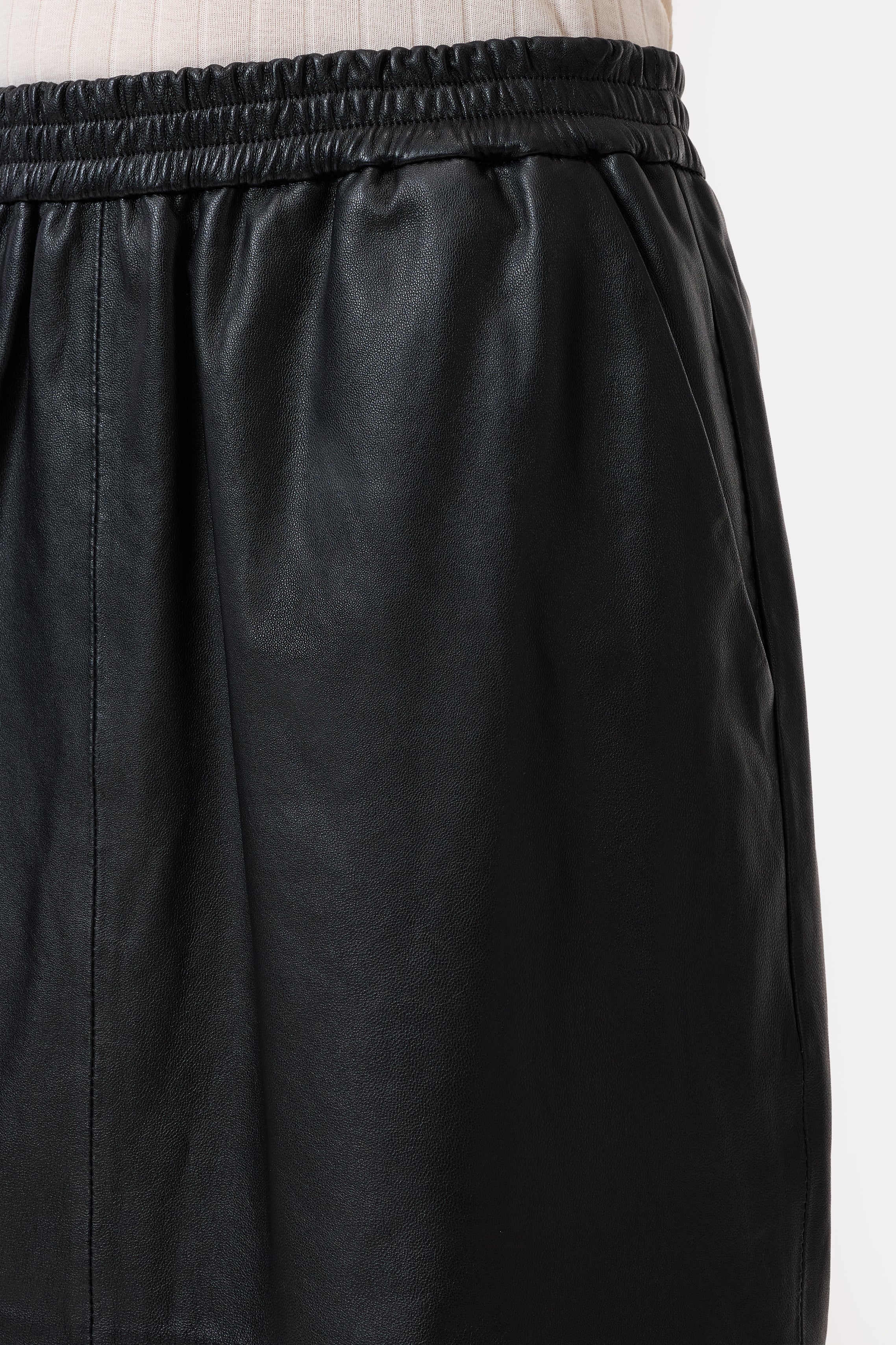 ELASTICATED MINI SKIRT