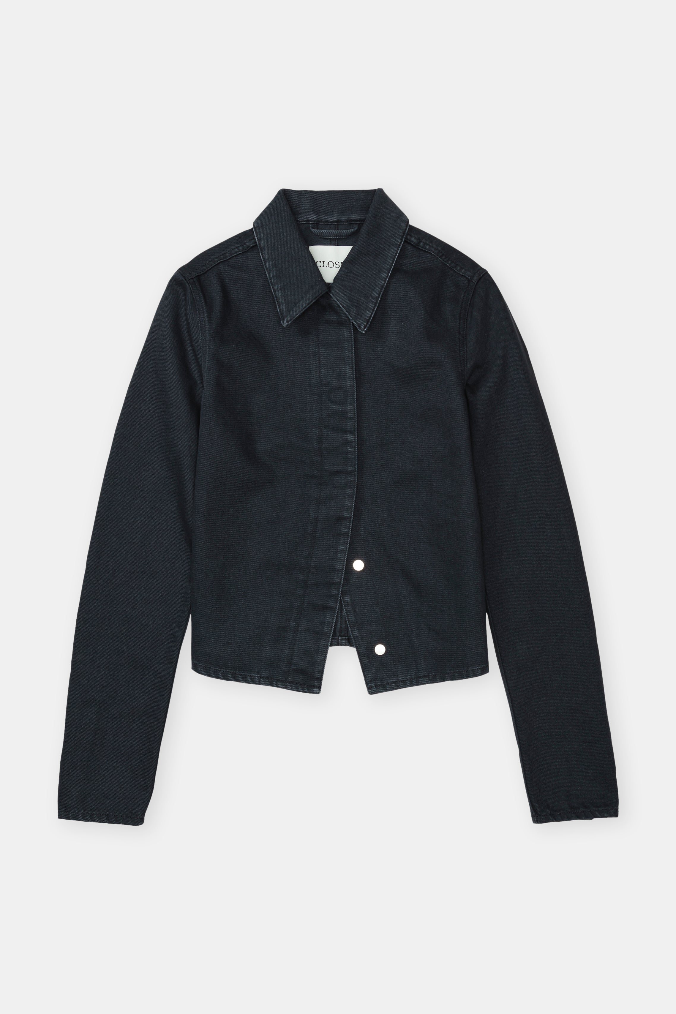 Closed-SLIM DENIM SHIRT-Hemden & Blusen-Black-Deal-Outlet-by-ARCHIVIST
