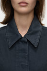 Closed-SLIM DENIM SHIRT-Hemden & Blusen-Black-Deal-Outlet-by-ARCHIVIST
