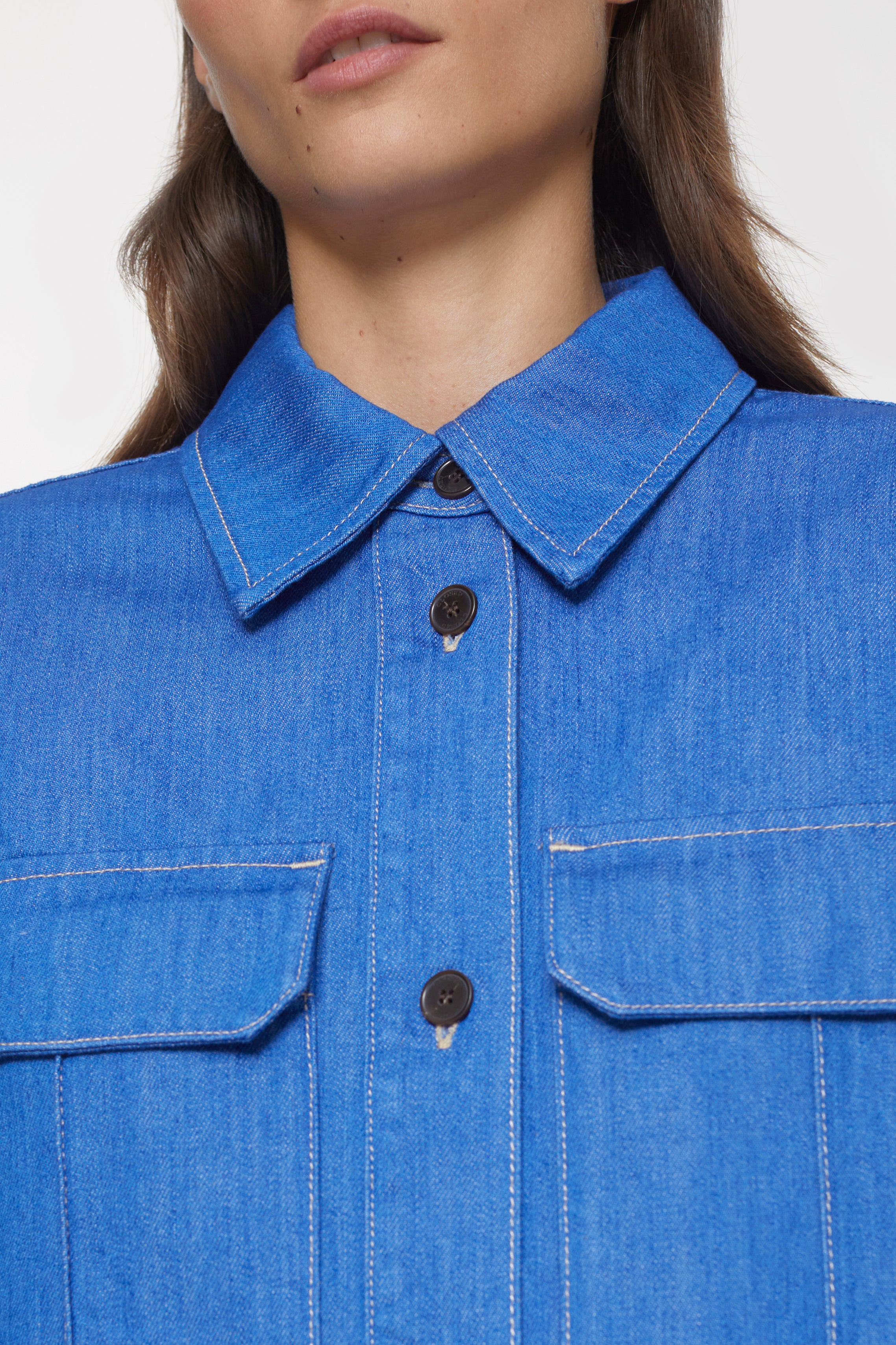 LONG PINTUCK BLOUSE-Hemden & Blusen-Closed-ARCHIVIST