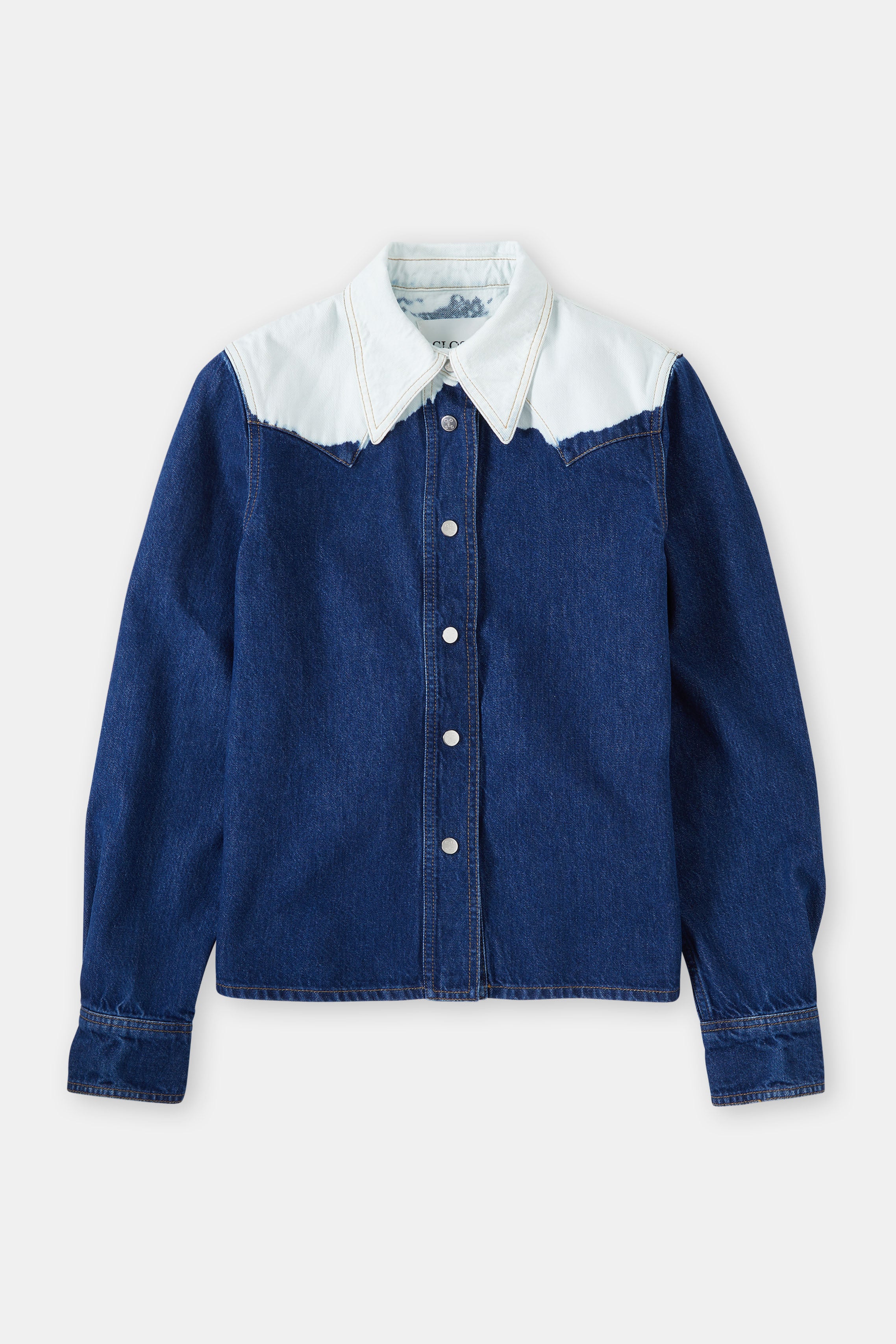 Closed-DENIM WESTERN SHIRT-Hemden & Blusen-Black-Deal-Outlet-by-ARCHIVIST