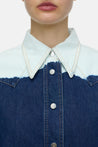 Closed-DENIM WESTERN SHIRT-Hemden & Blusen-Black-Deal-Outlet-by-ARCHIVIST