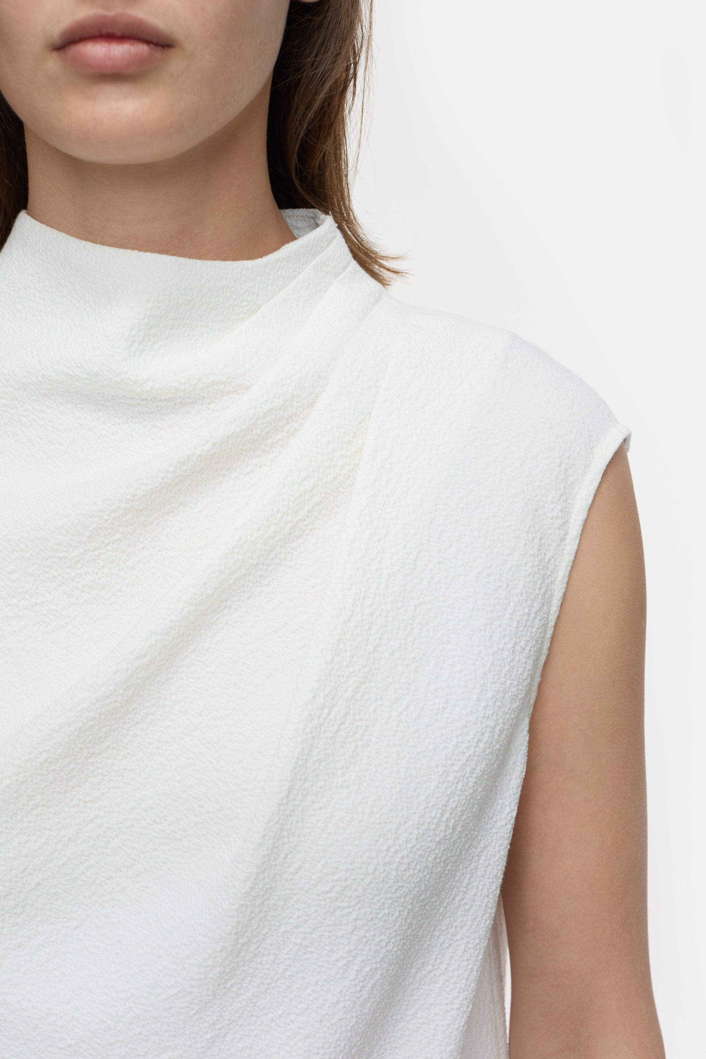 Closed-DRAPED TOP SHIRTS & BLOUSES-Hemden & Blusen-Black-Deal-Outlet-by-ARCHIVIST