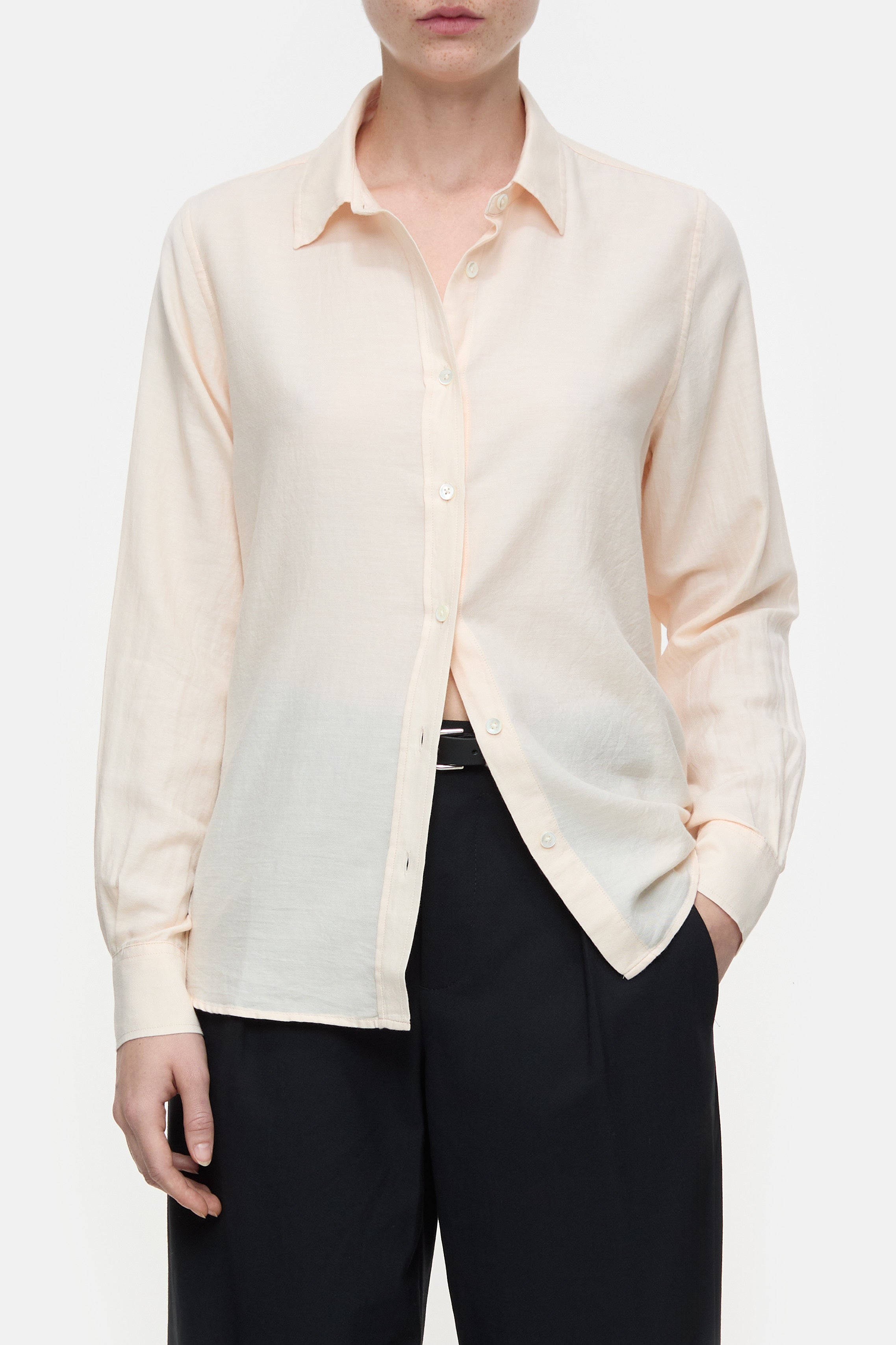 Closed-LONG SLEEVE SHIRT-Hemden & Blusen-Black-Deal-Outlet-by-ARCHIVIST