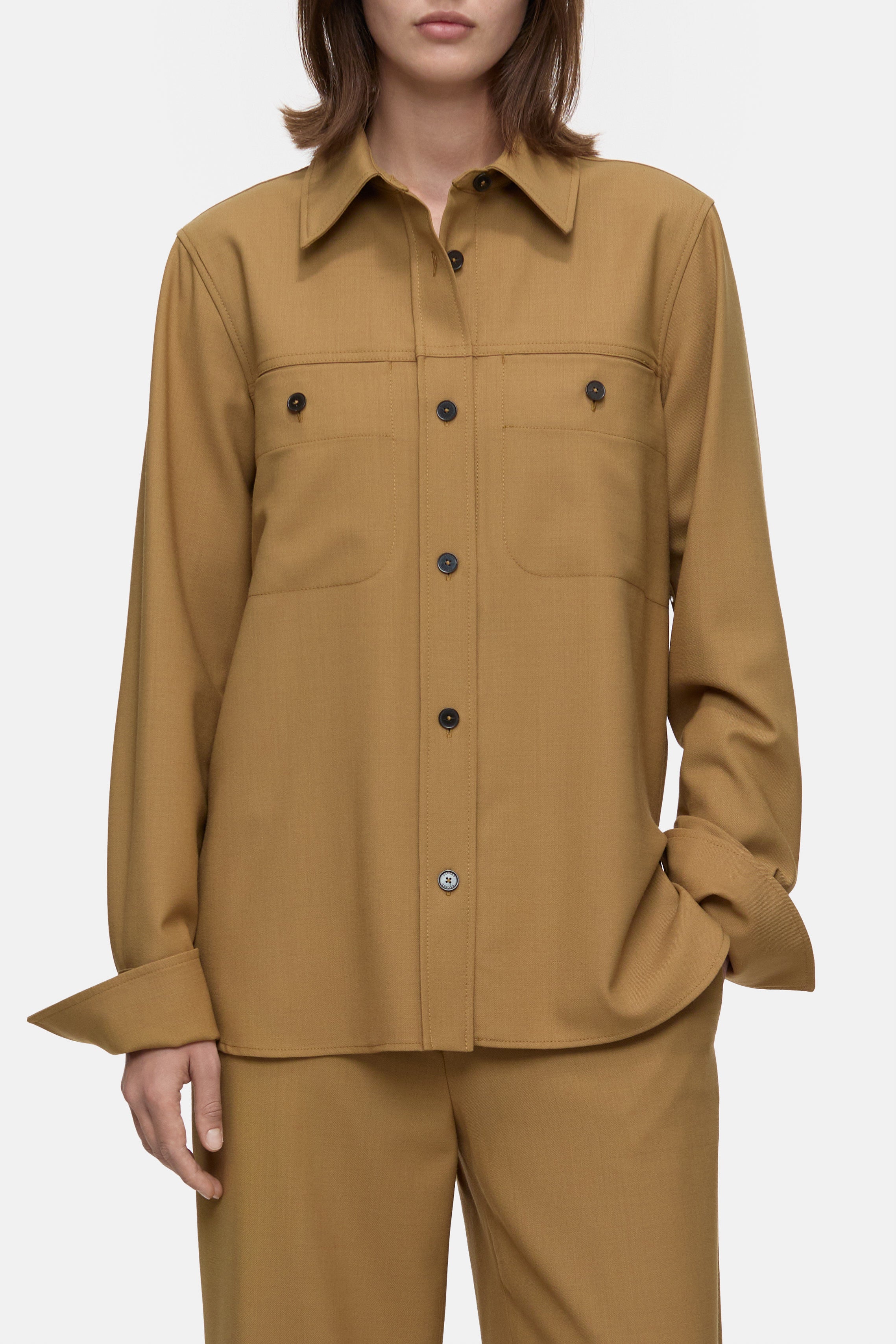 FITTED UTILITY SHIRT