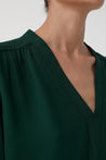 CLOSED-SHORT V-NECK BLOUSE SHIRTS & BLOUSES-ARCHIVE-SALE-OUTLET-Lagerverkauf-Shirts-ARCHIVIST