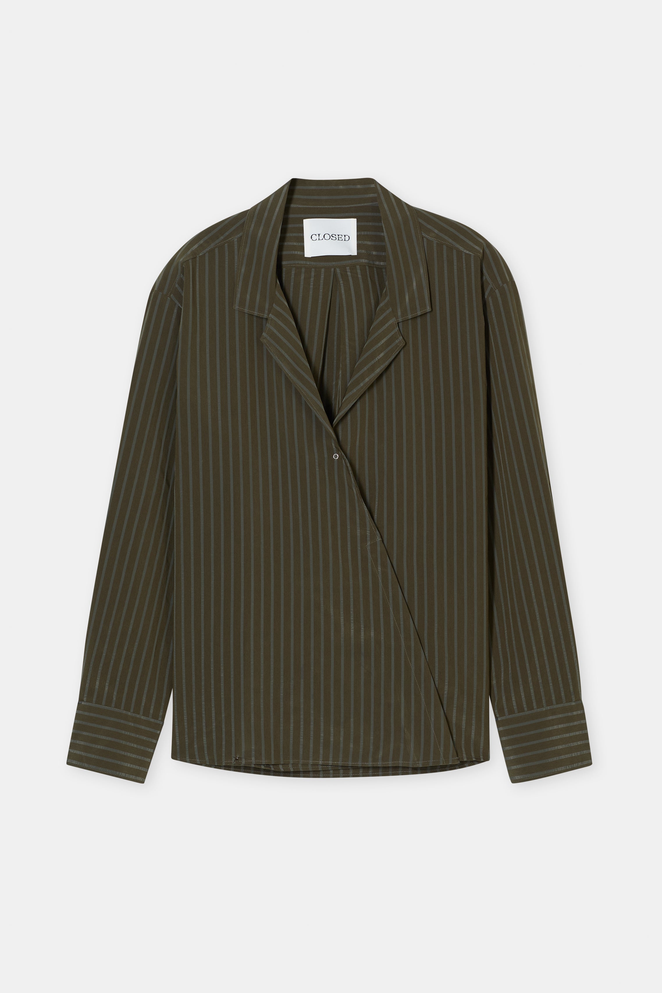 ASYMMETRIC EVENING SHIRT