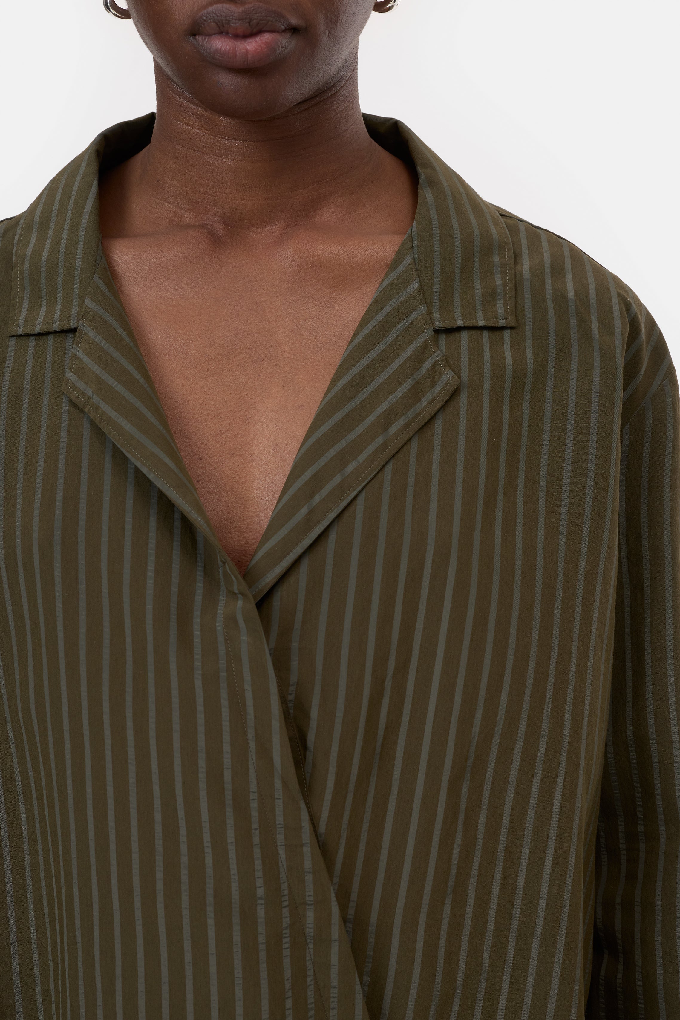 ASYMMETRIC EVENING SHIRT