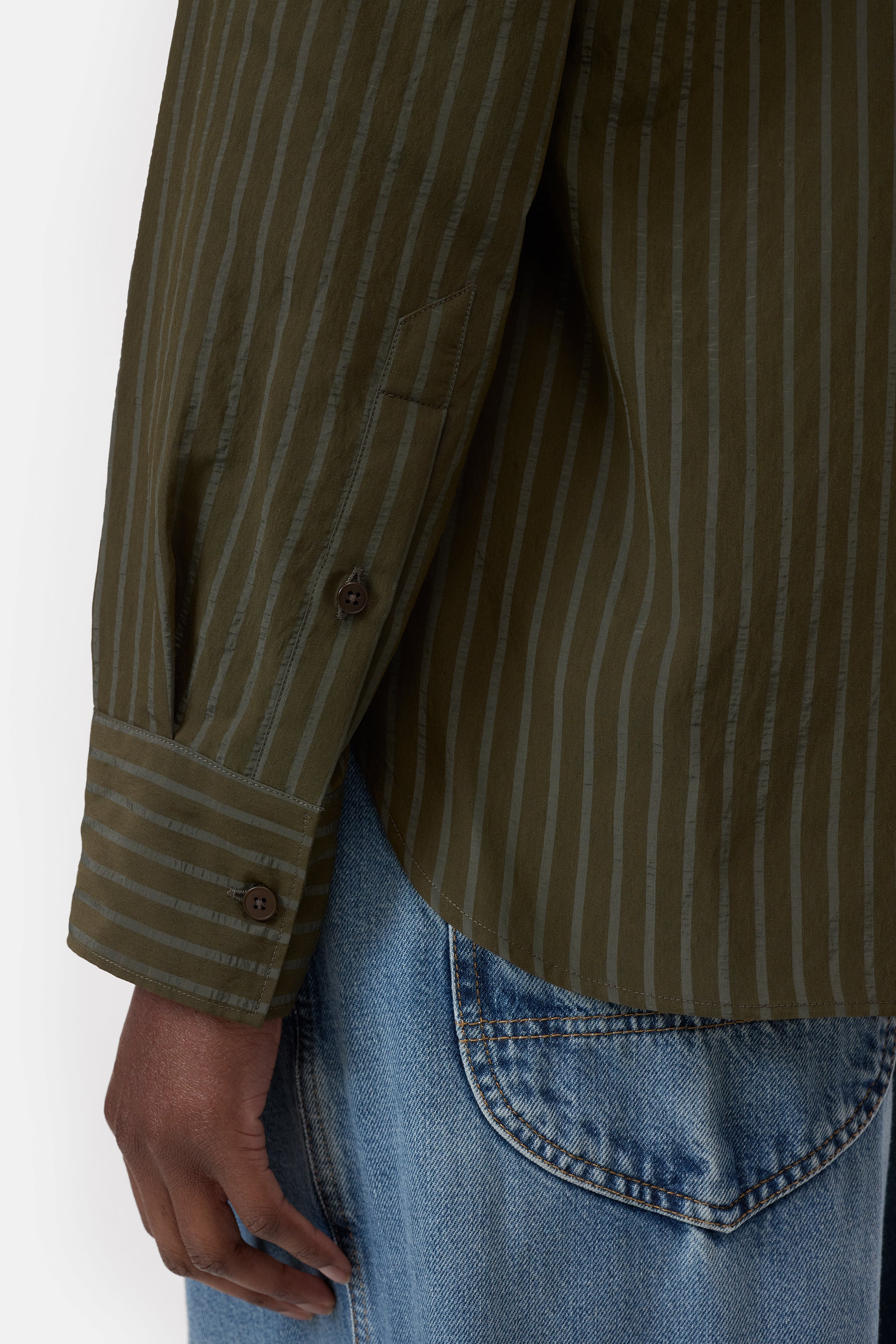 ASYMMETRIC EVENING SHIRT