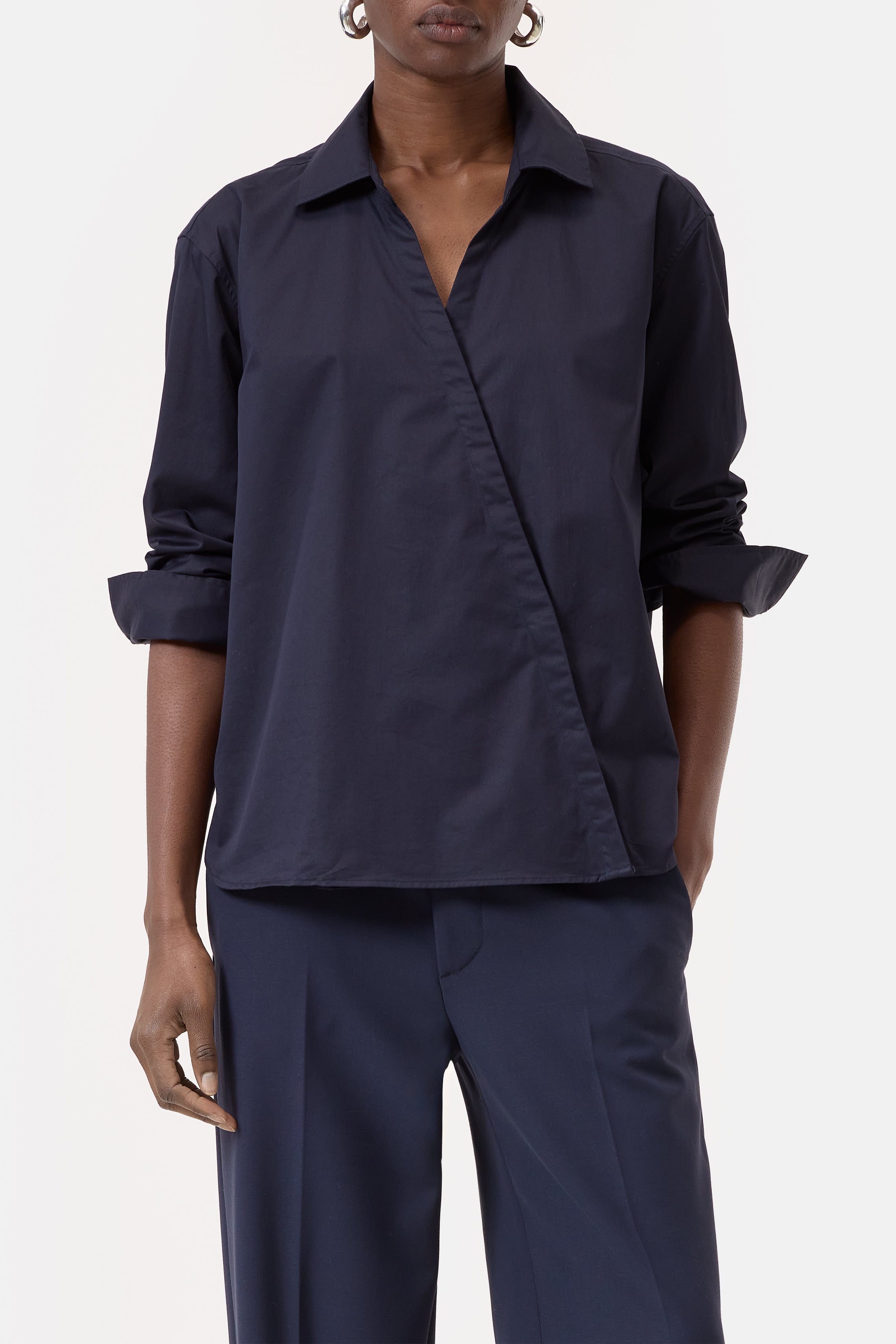 ASYMMETRIC SHIRT-Hemden & Blusen-Closed-ARCHIVIST