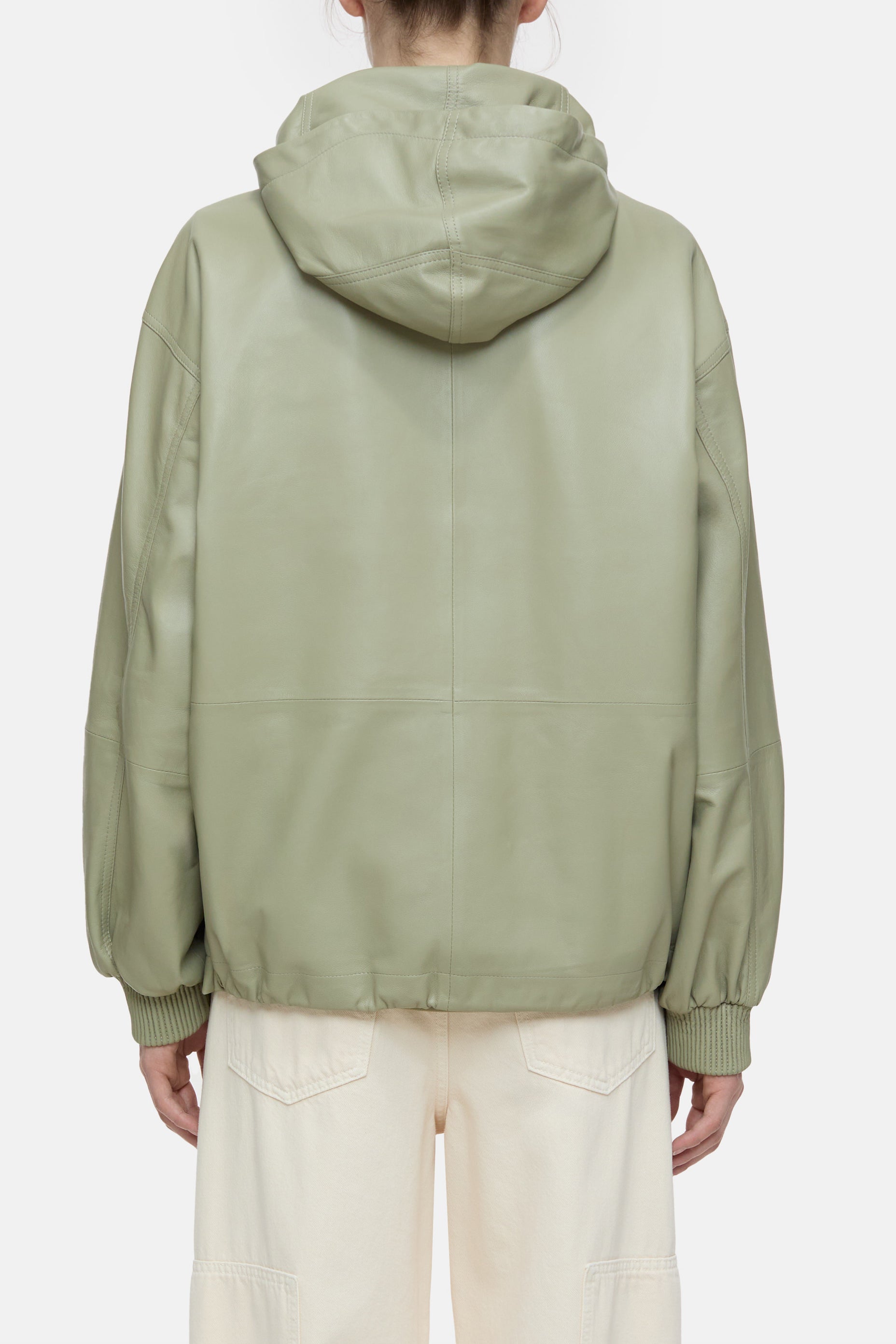 HALF BUTTON HOODIE