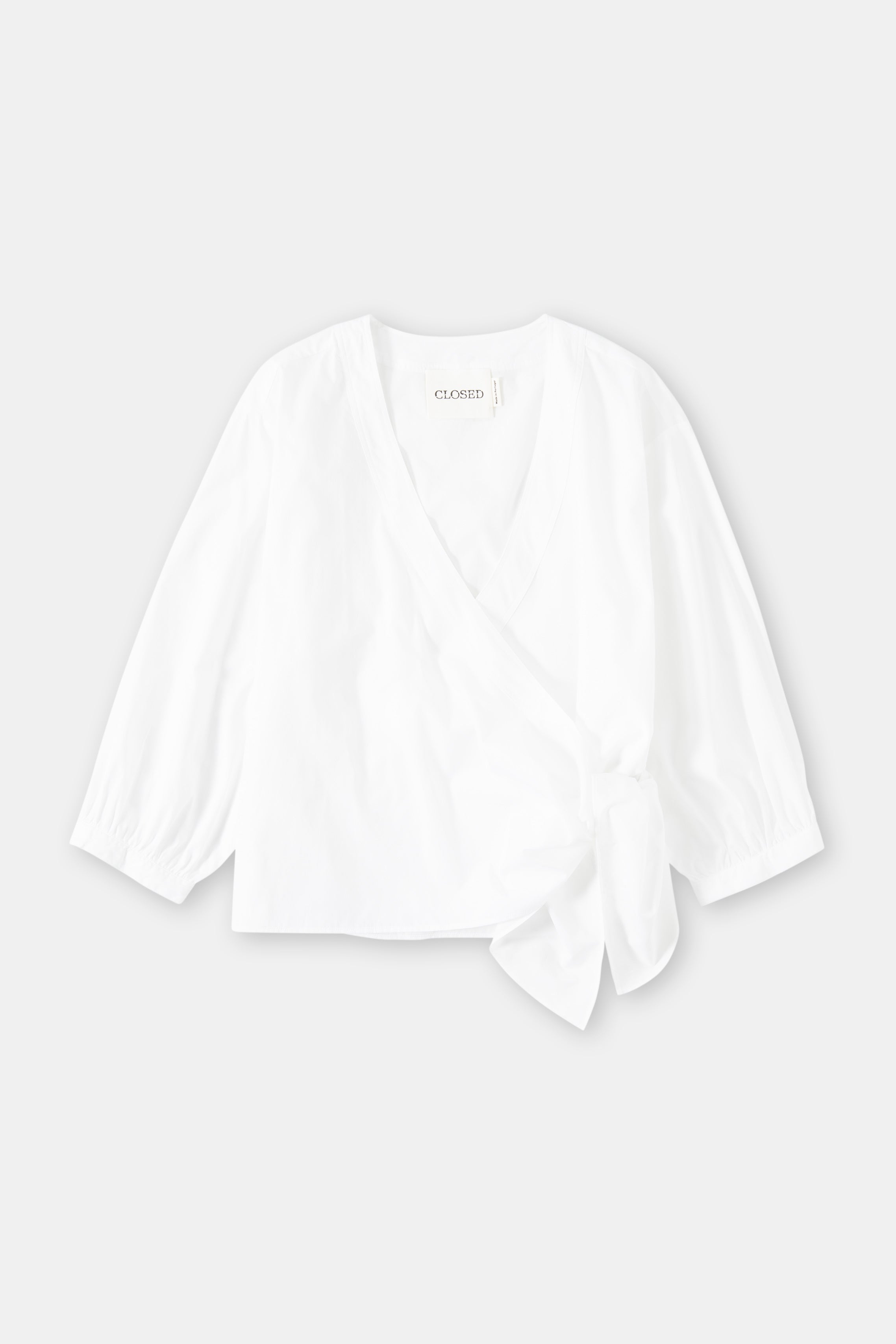 CLOSED-WRAPED TOP SHIRTS & BLOUSES-ARCHIVE-SALE-OUTLET-Lagerverkauf-Shirts-XS-WHITE-ARCHIVIST