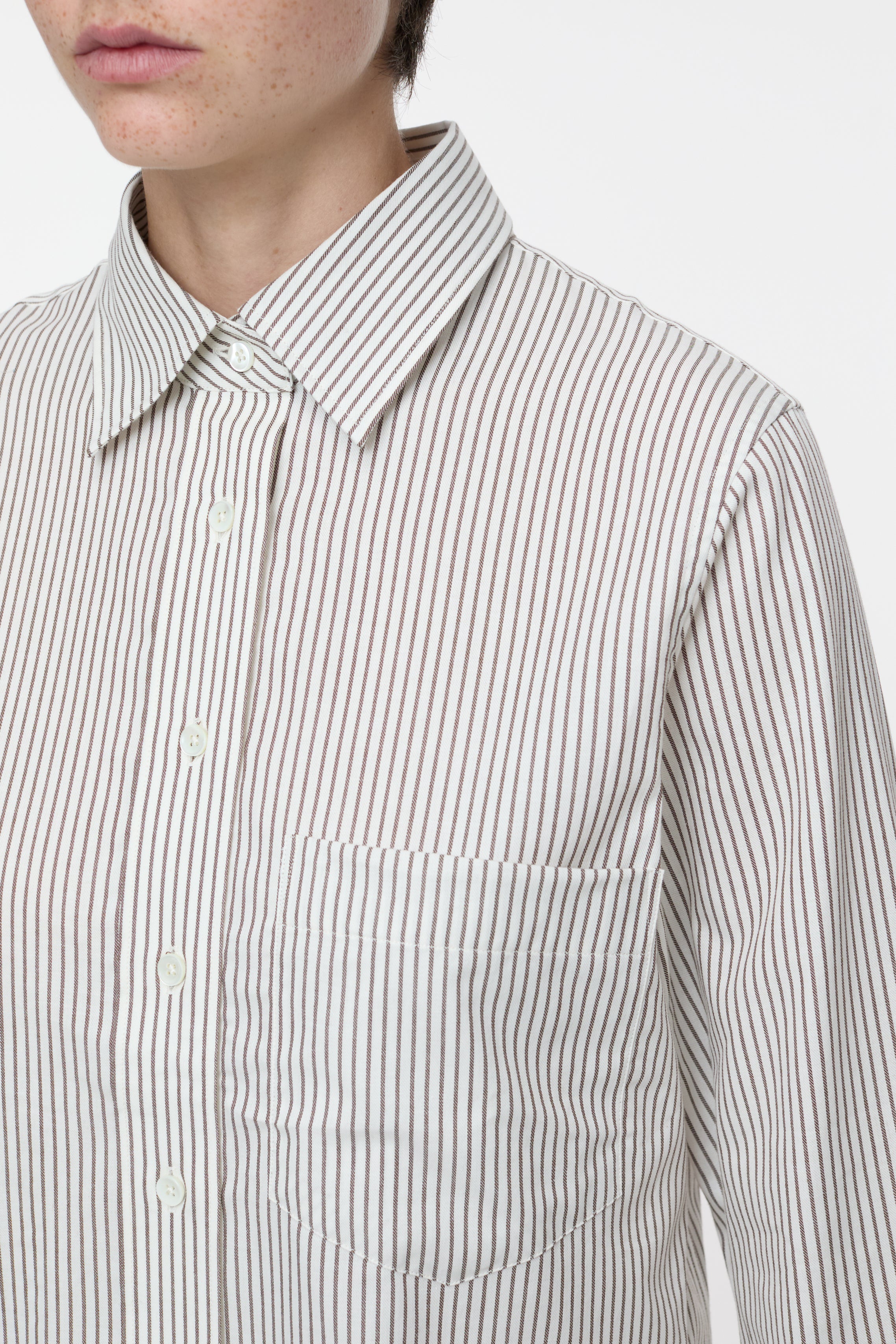 Closed-CROPPED CLASSIC SHIRT-Hemden & Blusen-Black-Deal-Outlet-by-ARCHIVIST