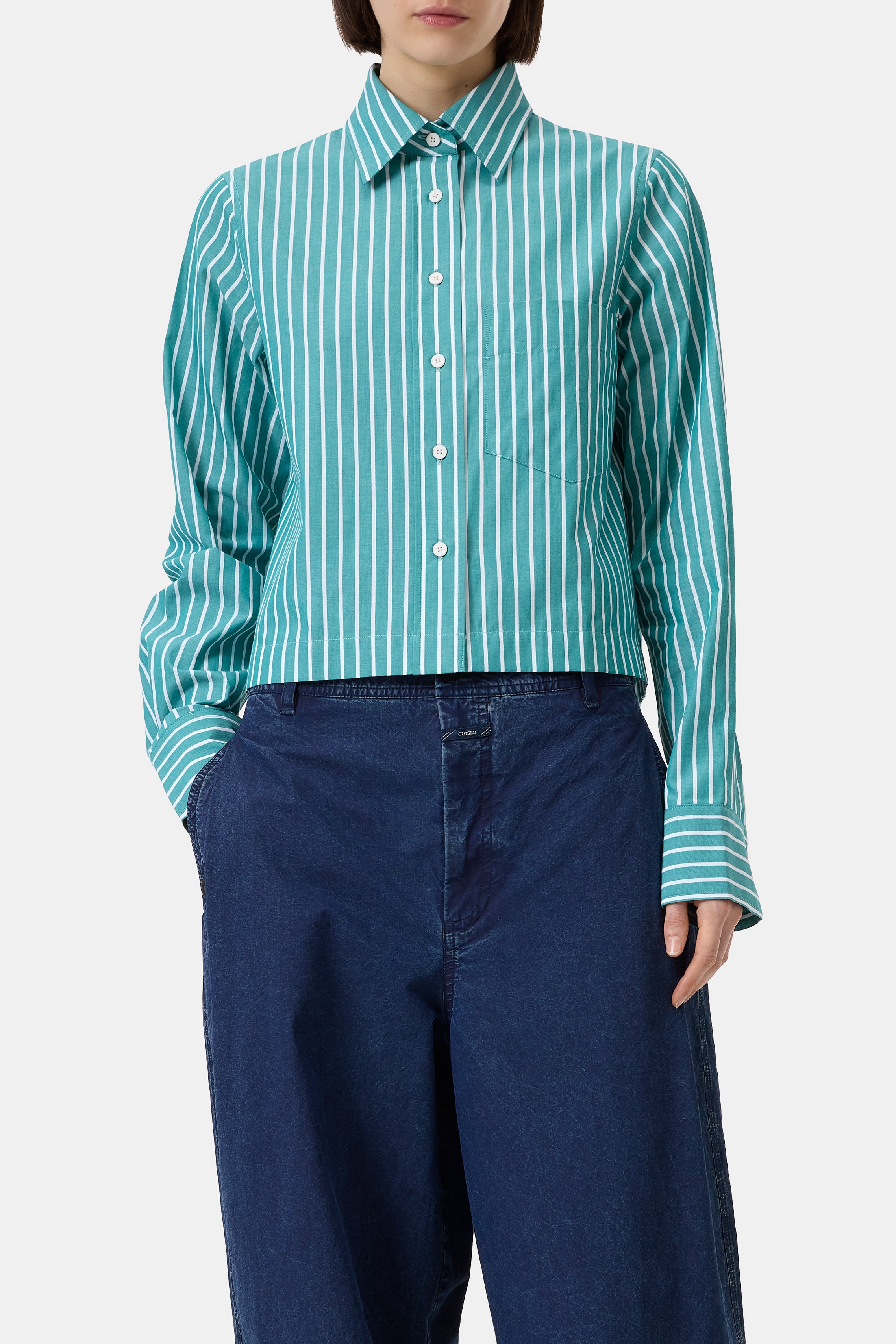 CROPPED CLASSIC SHIRT