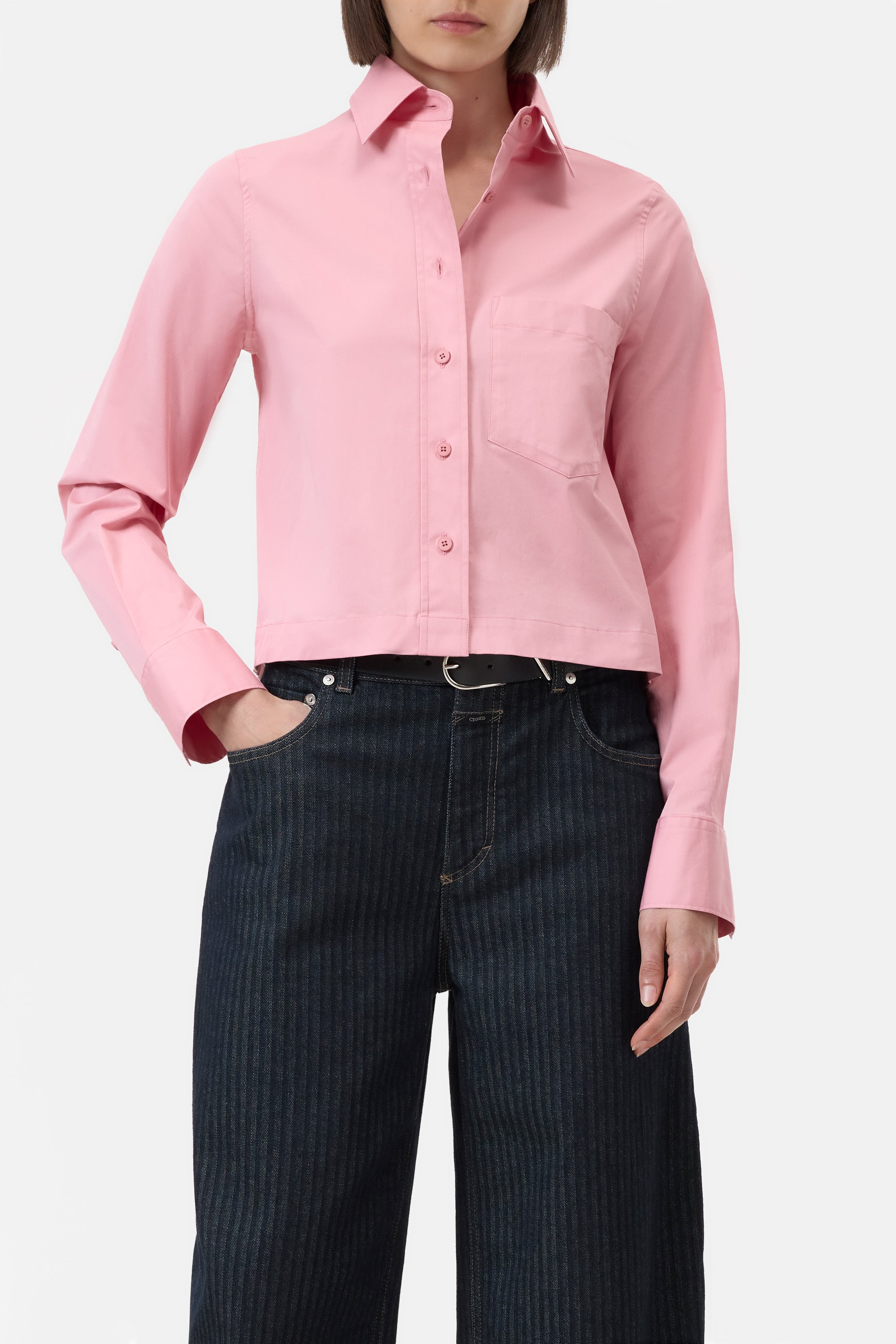CROPPED CLASSIC SHIRT