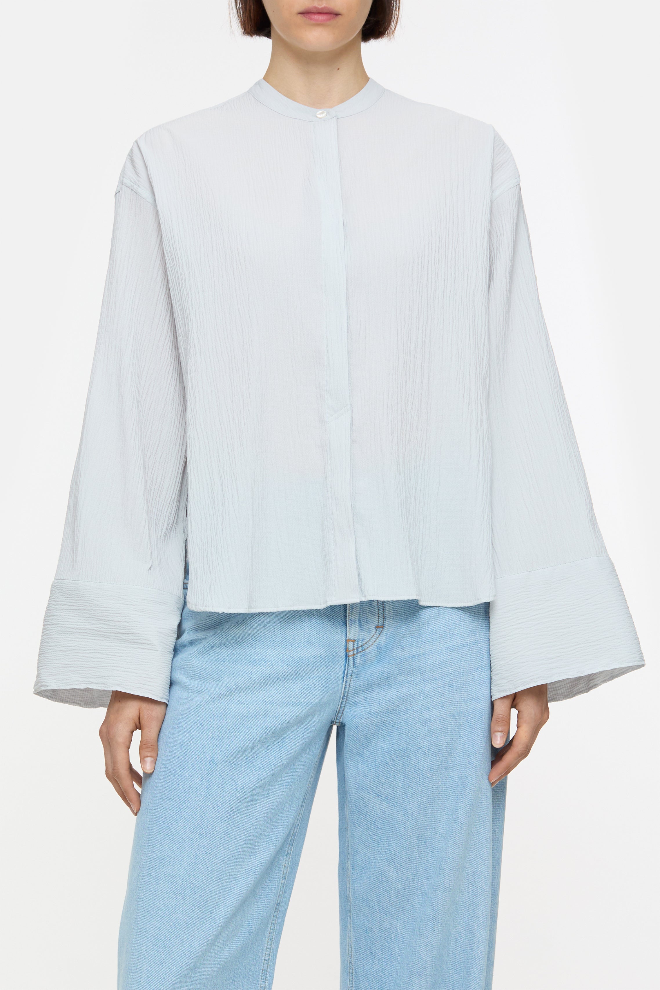 TURN UP SHIRT-Hemden & Blusen-Closed-XXS-SOFT GREY-ARCHIVIST