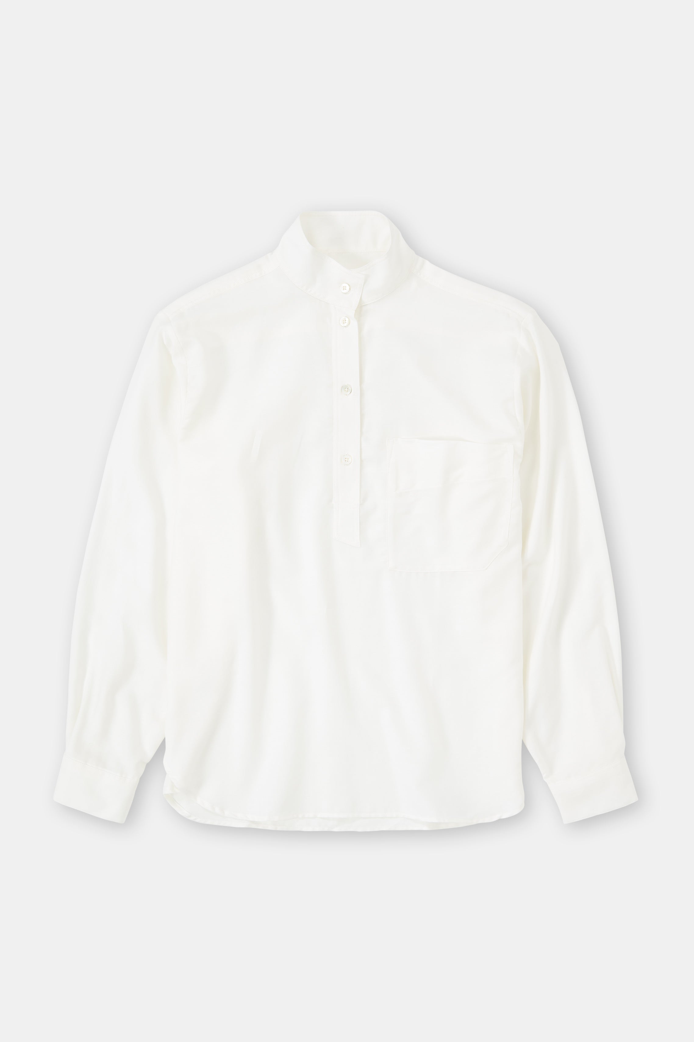 Closed-STAND UP COLLAR-Hemden & Blusen-Black-Deal-Outlet-by-ARCHIVIST