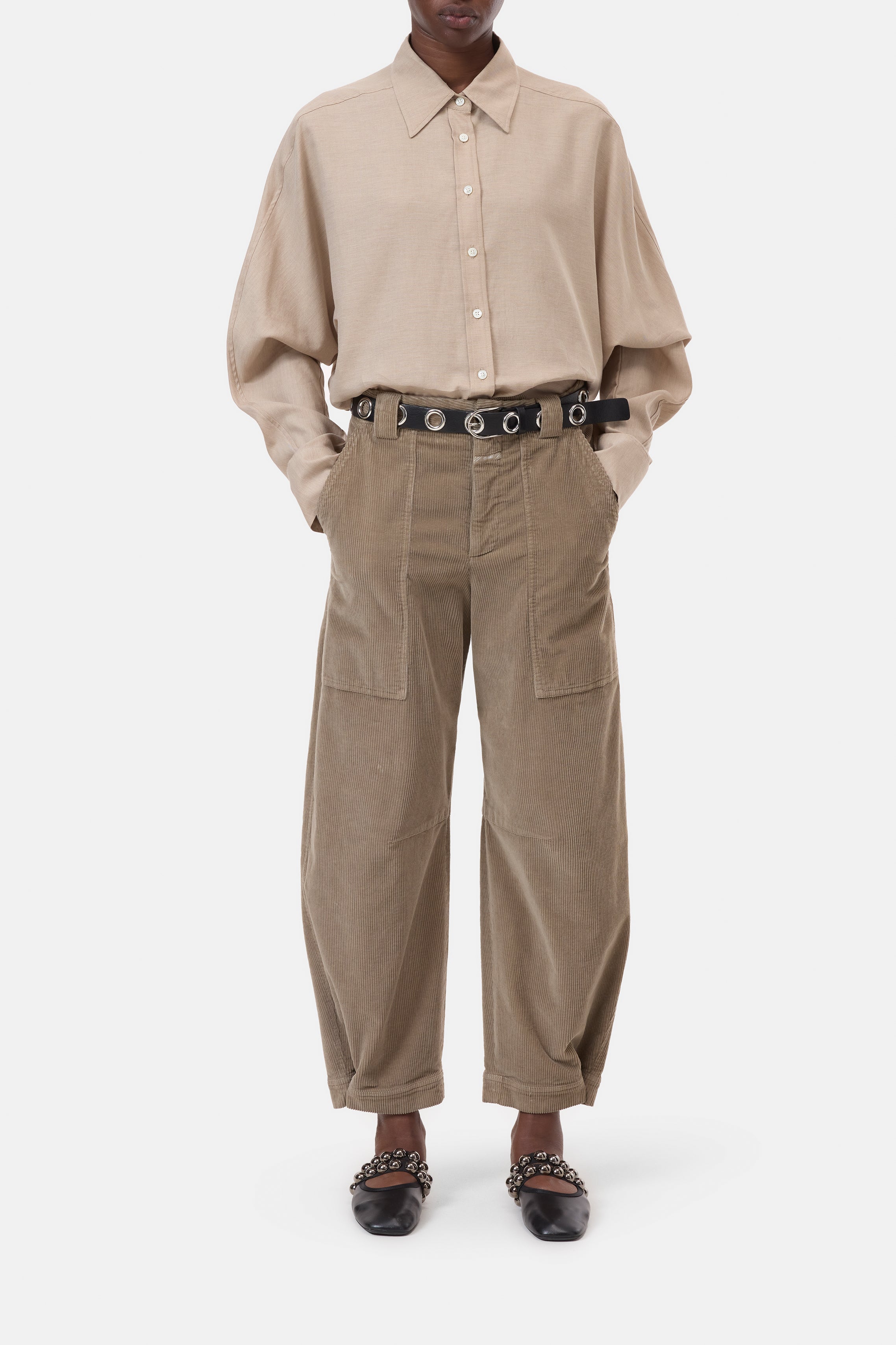 PLEATED SHIRT
