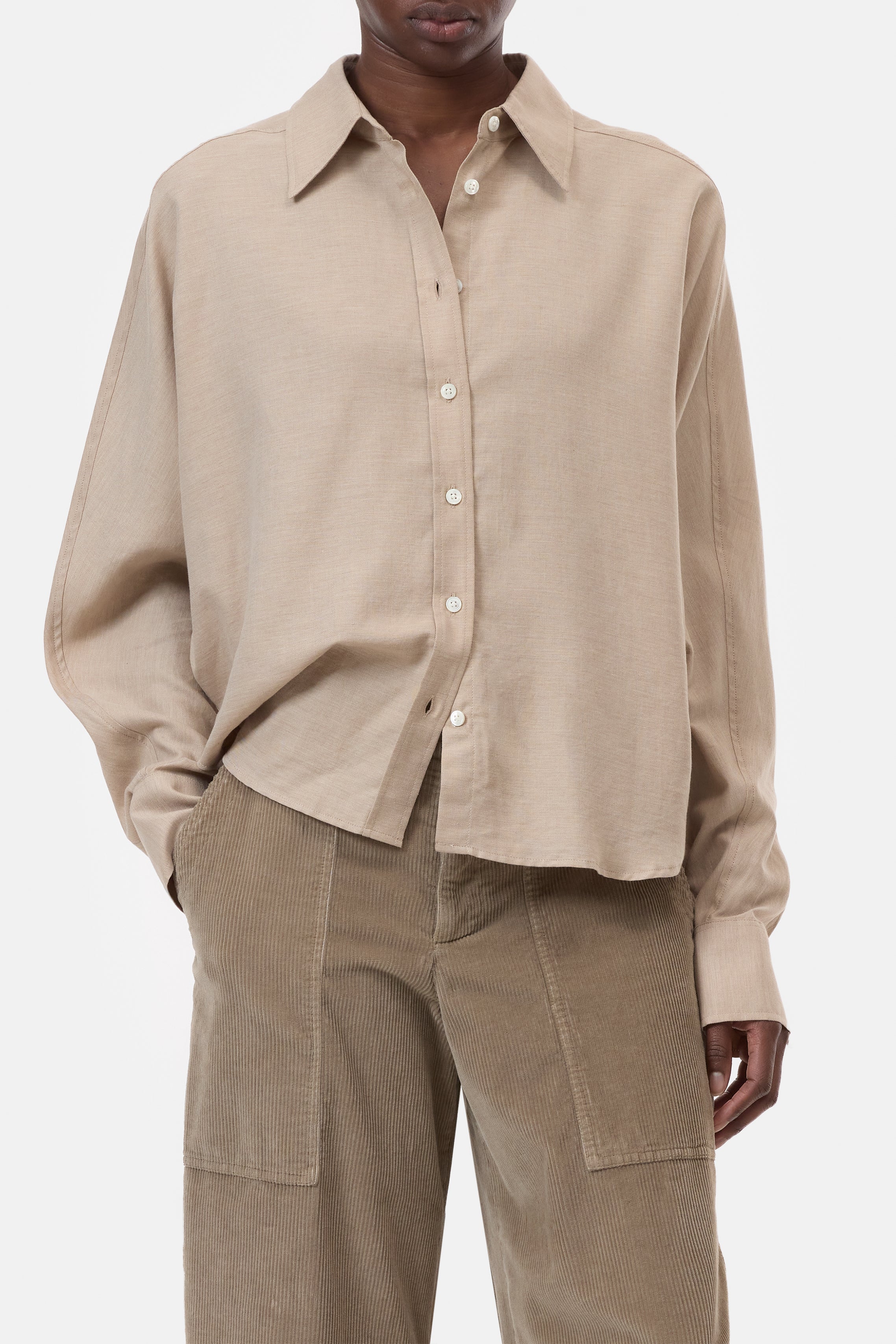 PLEATED SHIRT