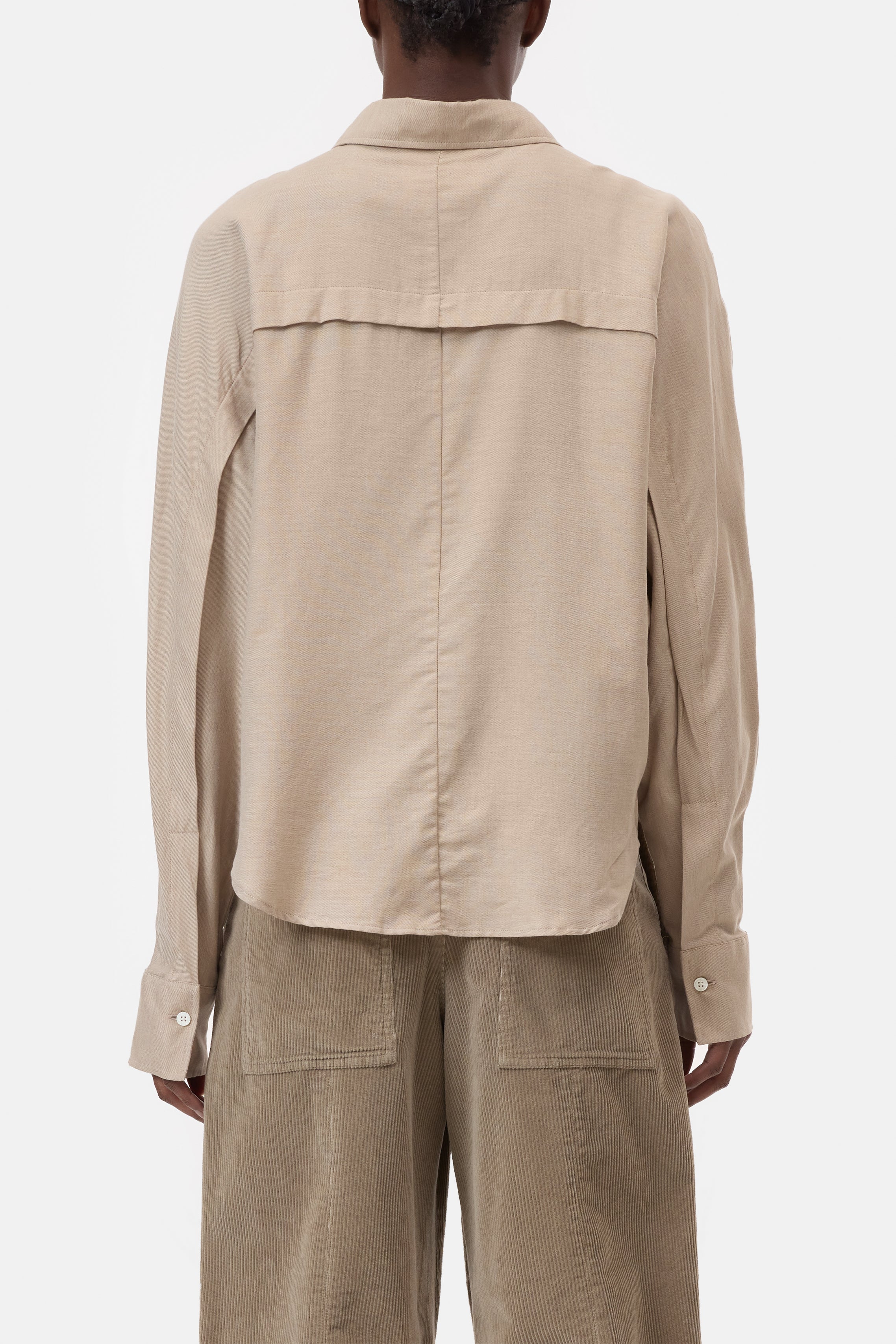 PLEATED SHIRT