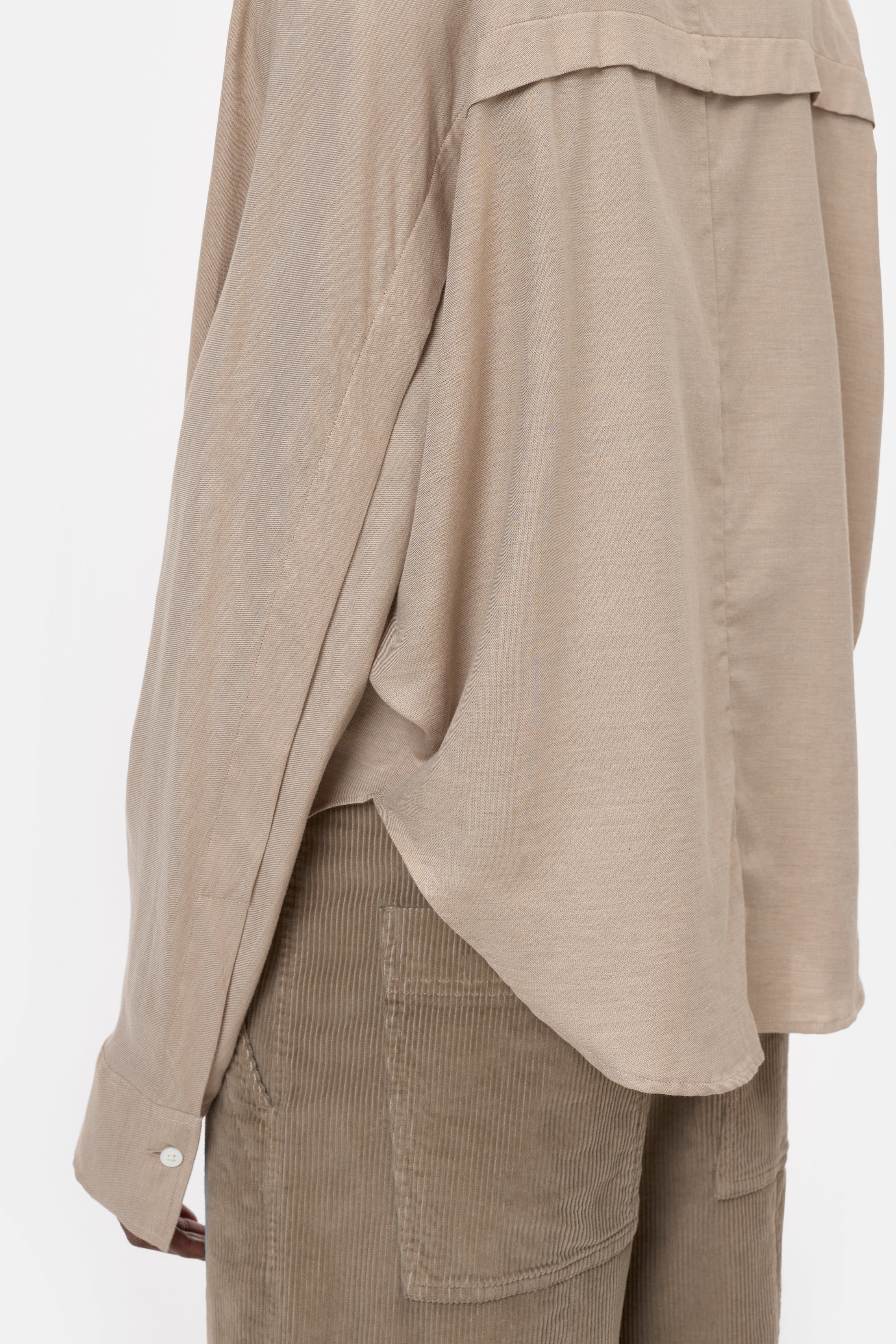 PLEATED SHIRT