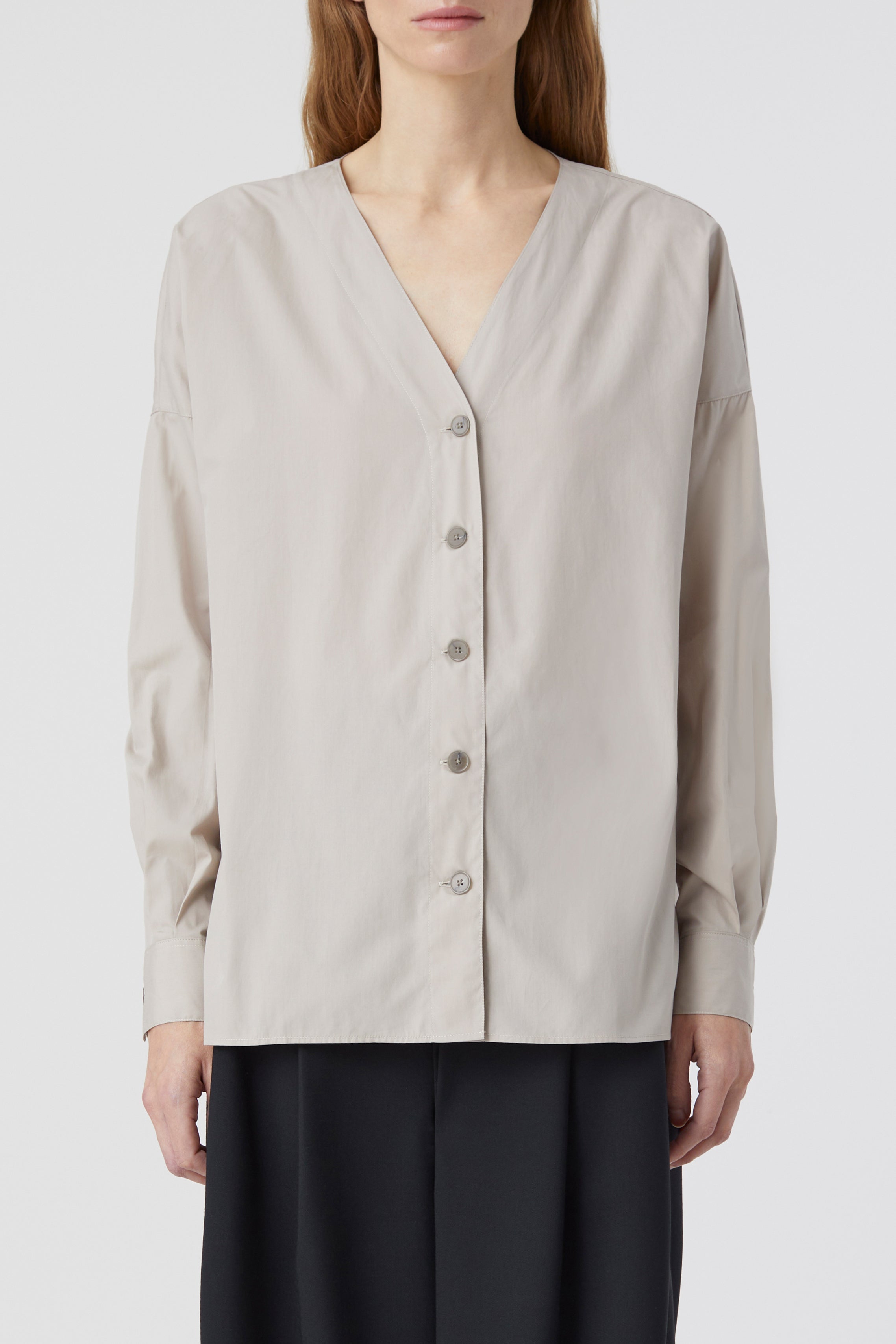 CLOSED-STYLE NAME NO COLLAR BLOUSE SHIRTS & BLOUSES-ARCHIVE-SALE-OUTLET-Lagerverkauf-Shirts-ARCHIVIST