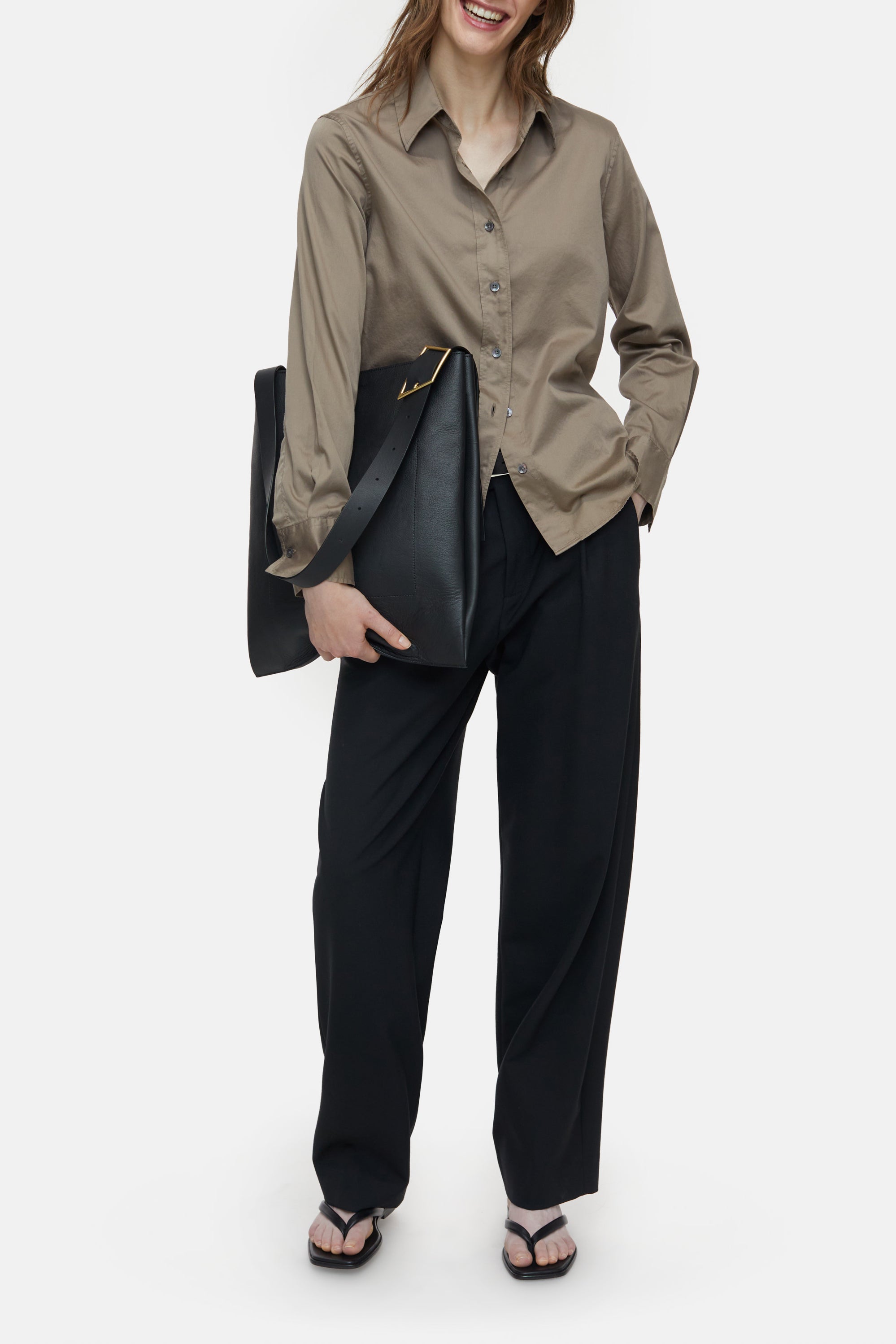 STRAIGHT FITTED SHIRT