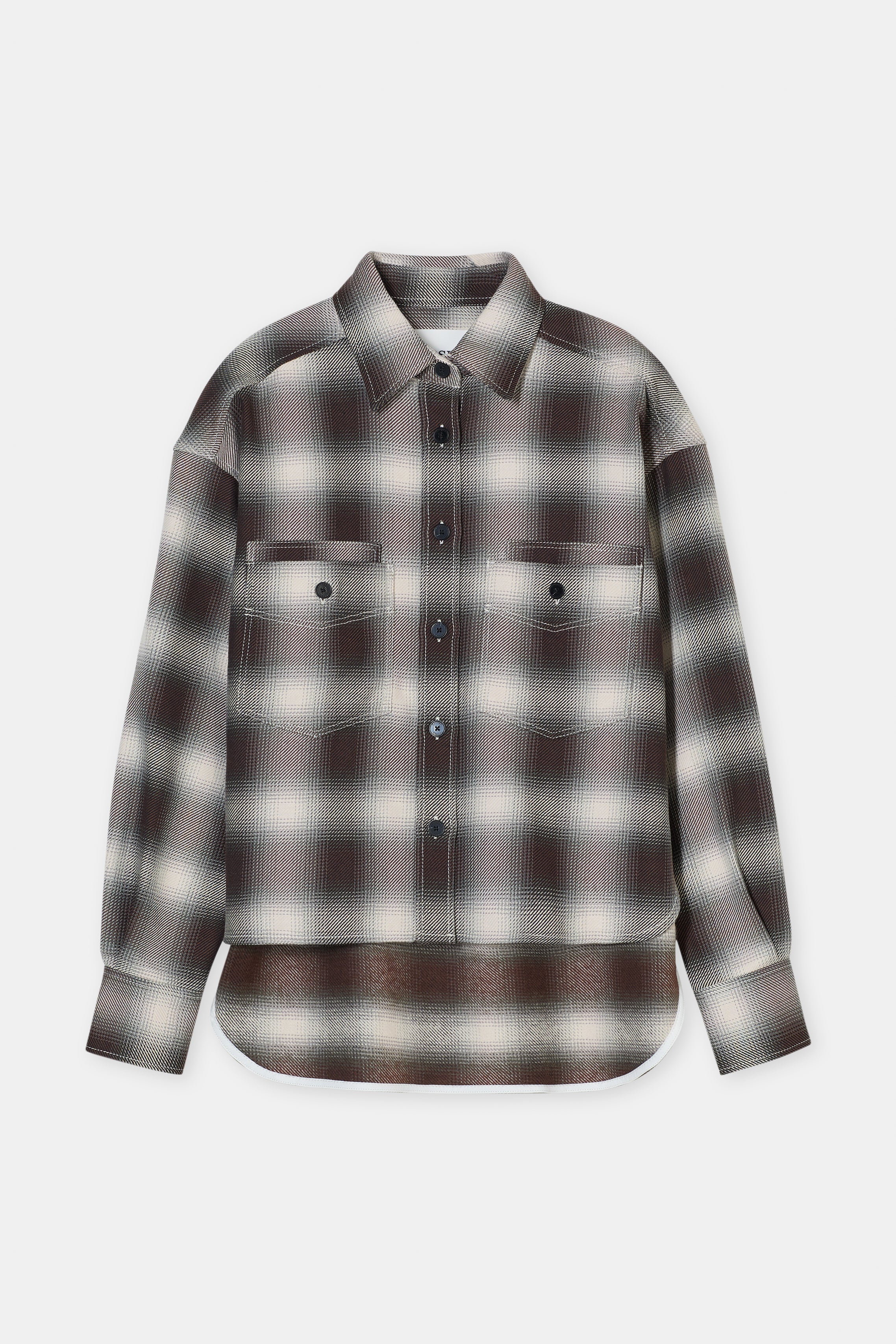 CROPPED FRONT OVERSIZED SHIRT