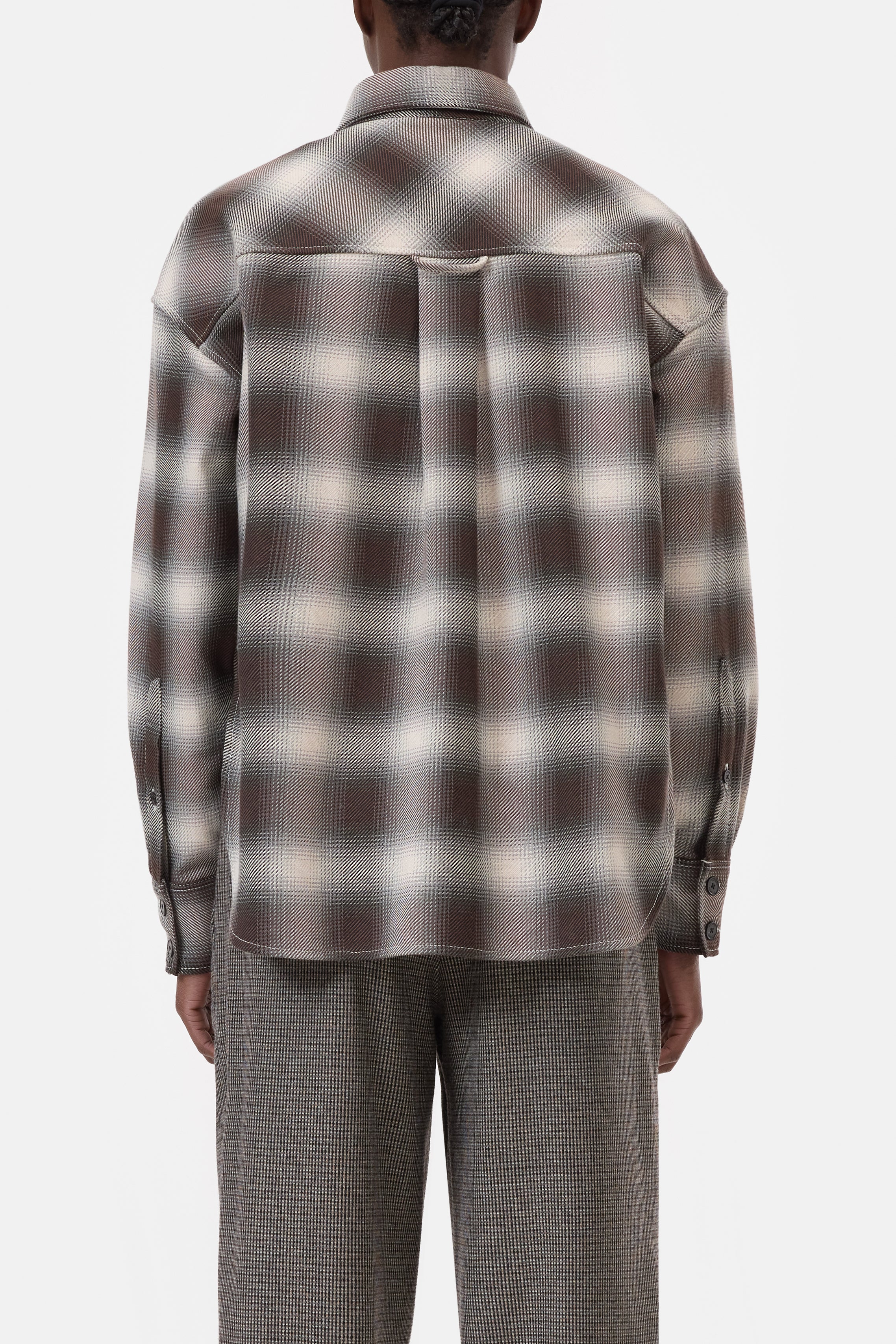 CROPPED FRONT OVERSIZED SHIRT