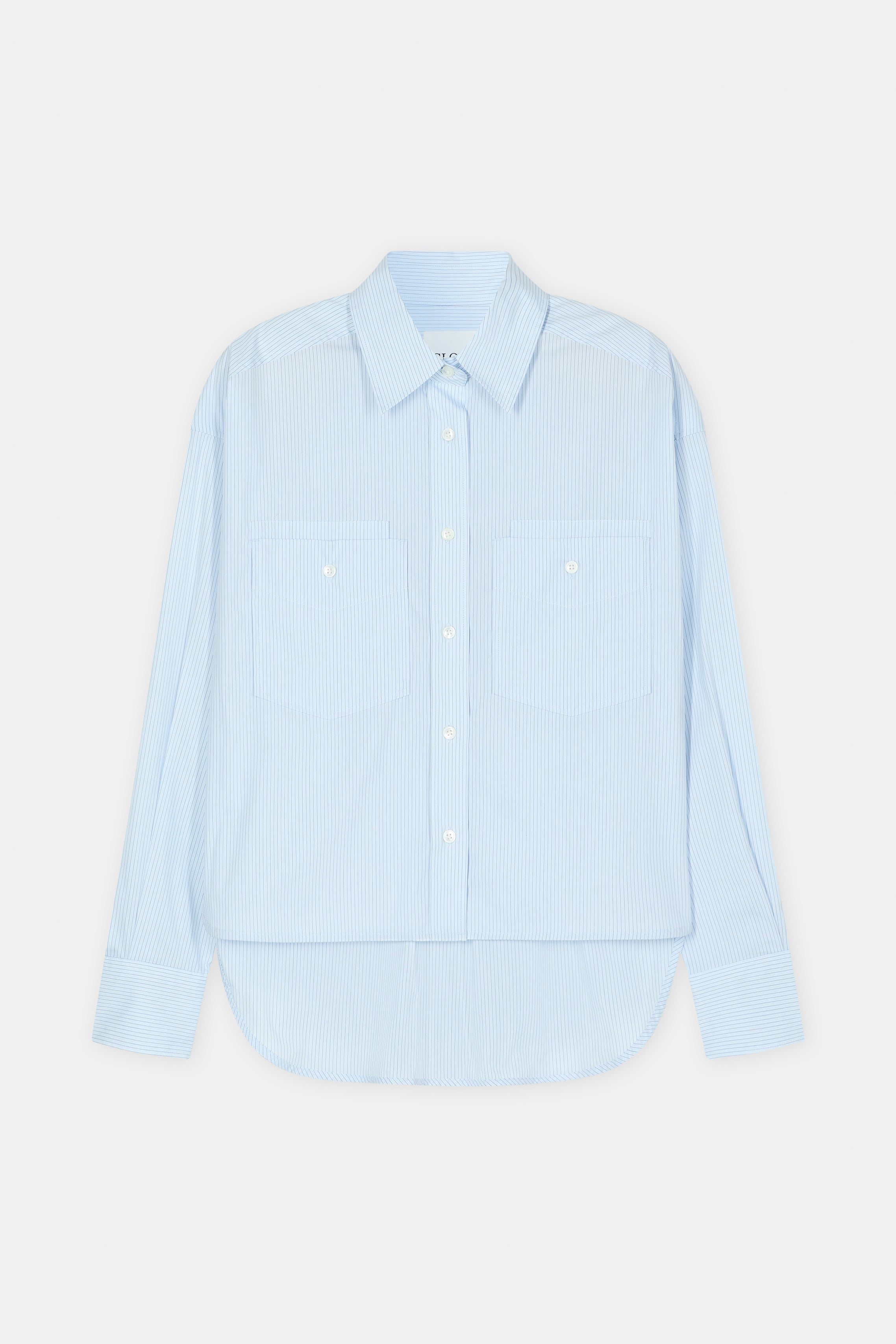 CROPPED FRONT OVERSIZED SHIRT