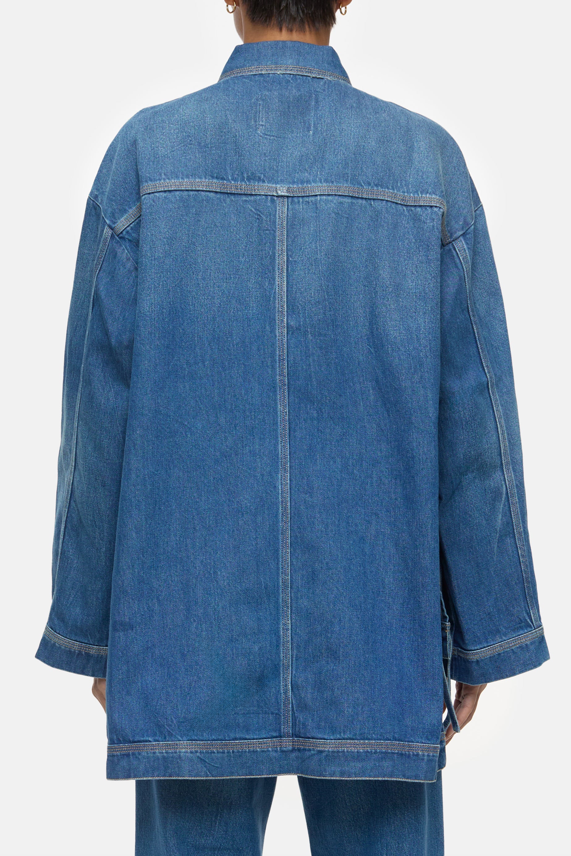 BLOUSE WITH SIDELONG STRAPS