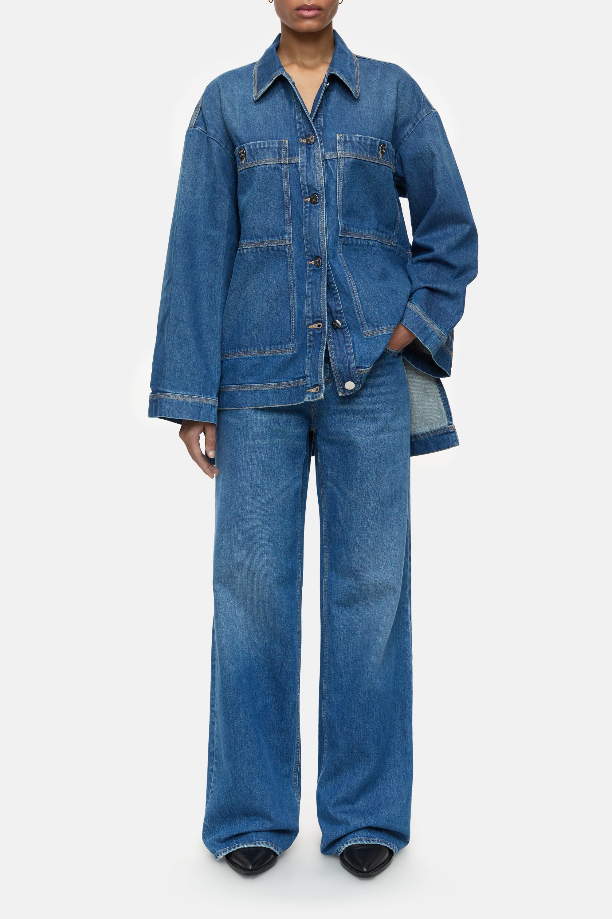 BLOUSE WITH SIDELONG STRAPS