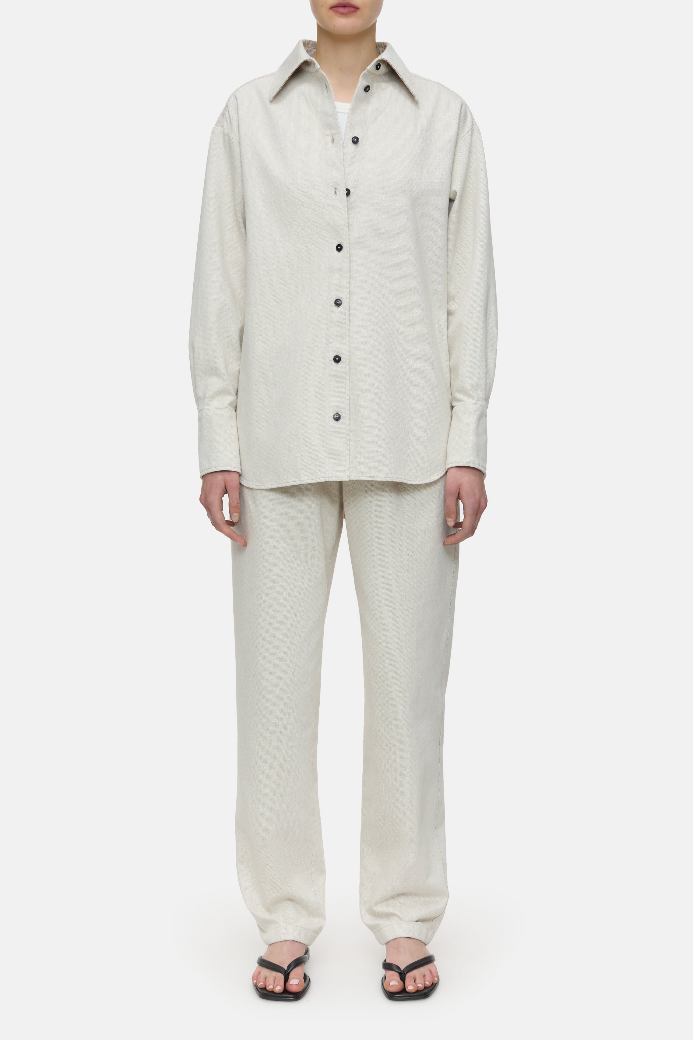 Closed-BOXY LONG SLEEVE SHIRT-Hemden & Blusen-Black-Deal-Outlet-by-ARCHIVIST