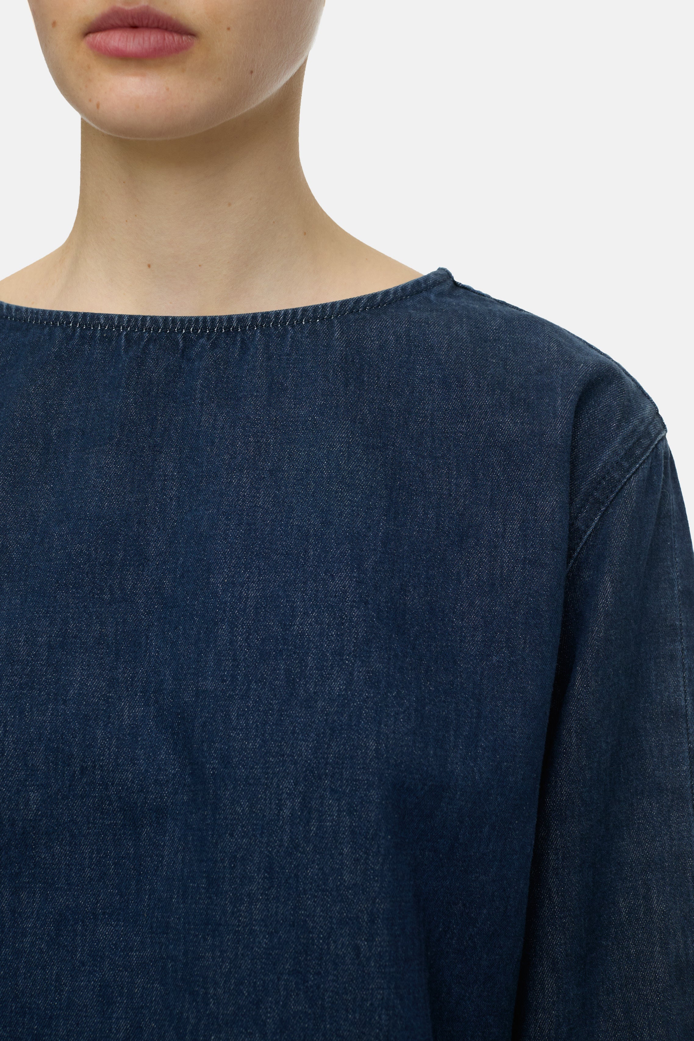 Closed-LONG SLEEVE DENIM SHIRT-Hemden & Blusen-Black-Deal-Outlet-by-ARCHIVIST