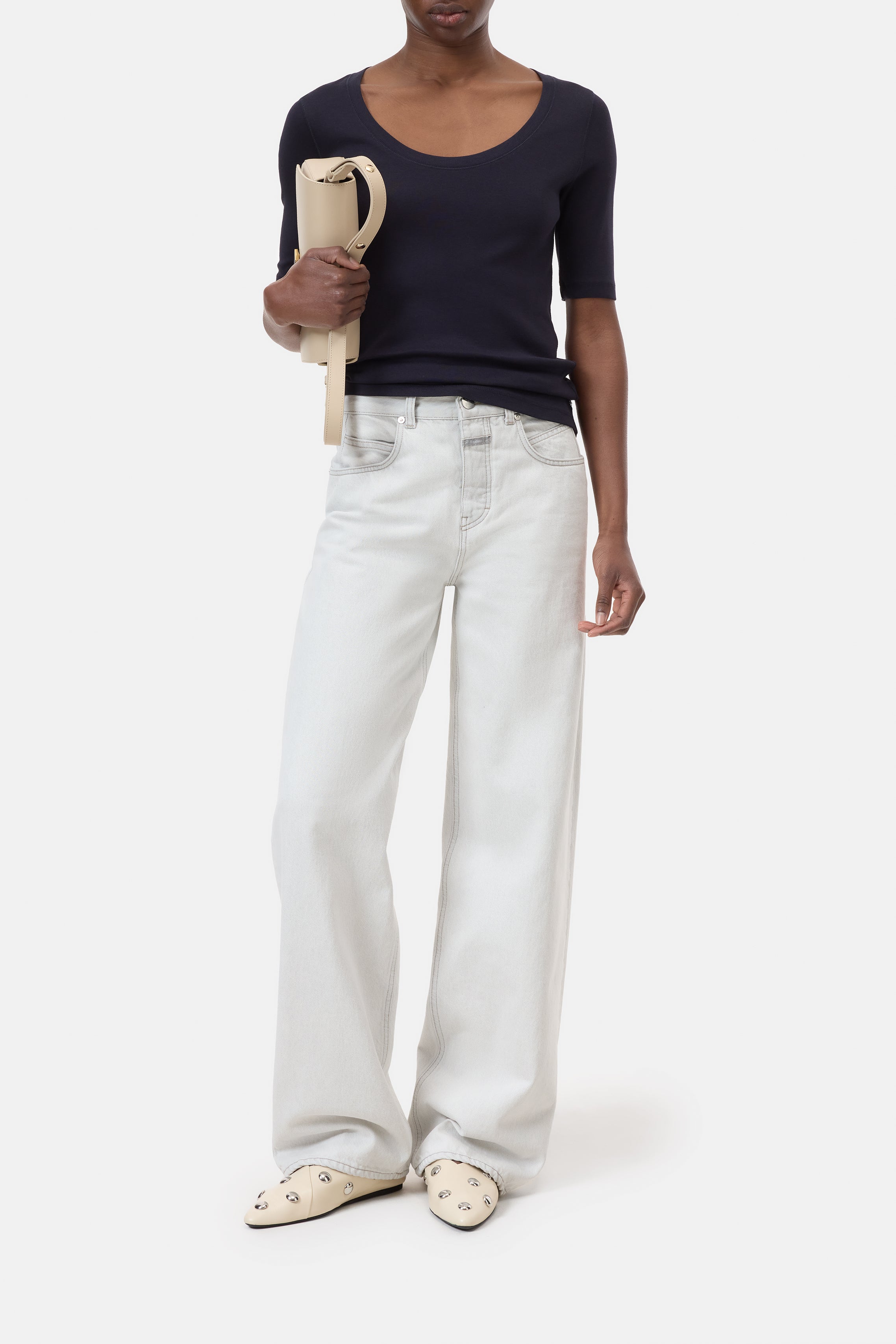 WIDE NECK SHORT SLEEVE