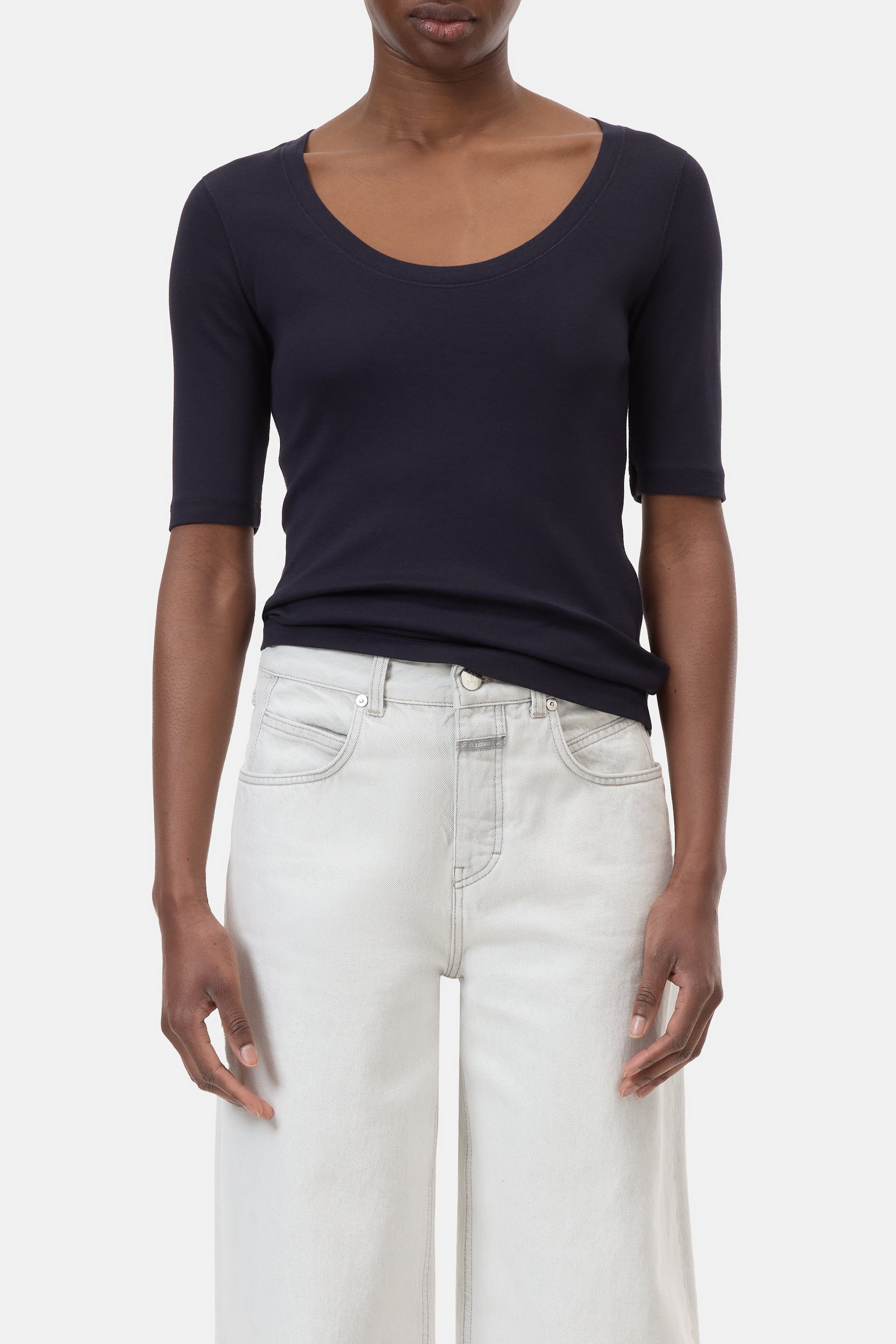 WIDE NECK SHORT SLEEVE