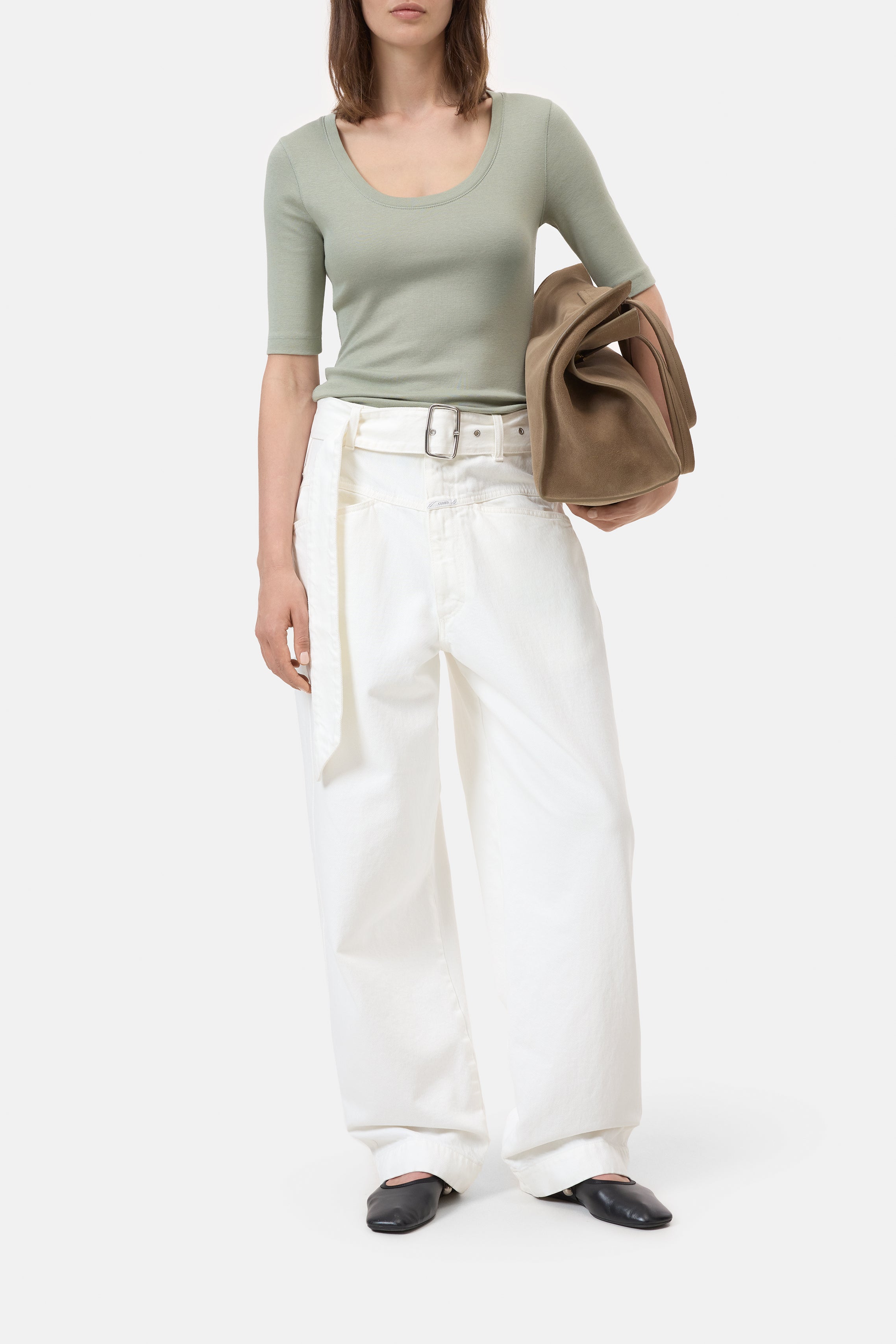 WIDE NECK SHORT SLEEVE