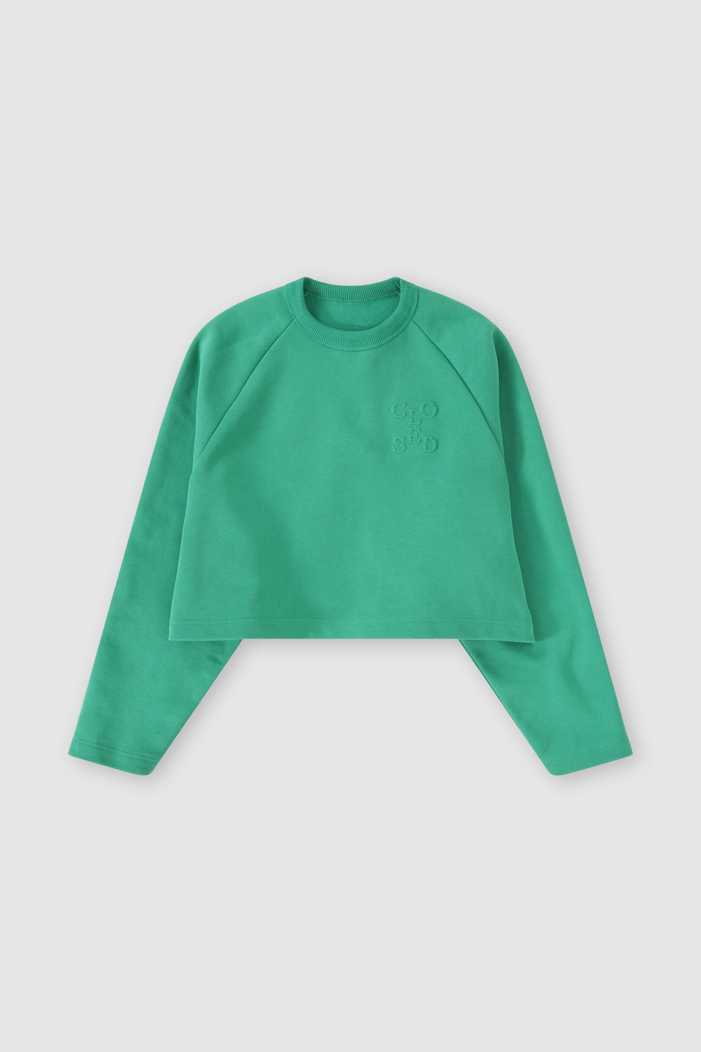 CLOSED-CREW NECK LONG SLEEVE T-SHIRTS-ARCHIVE-SALE-OUTLET-Lagerverkauf-Strick & Pullover-S-NEW GREEN-ARCHIVIST