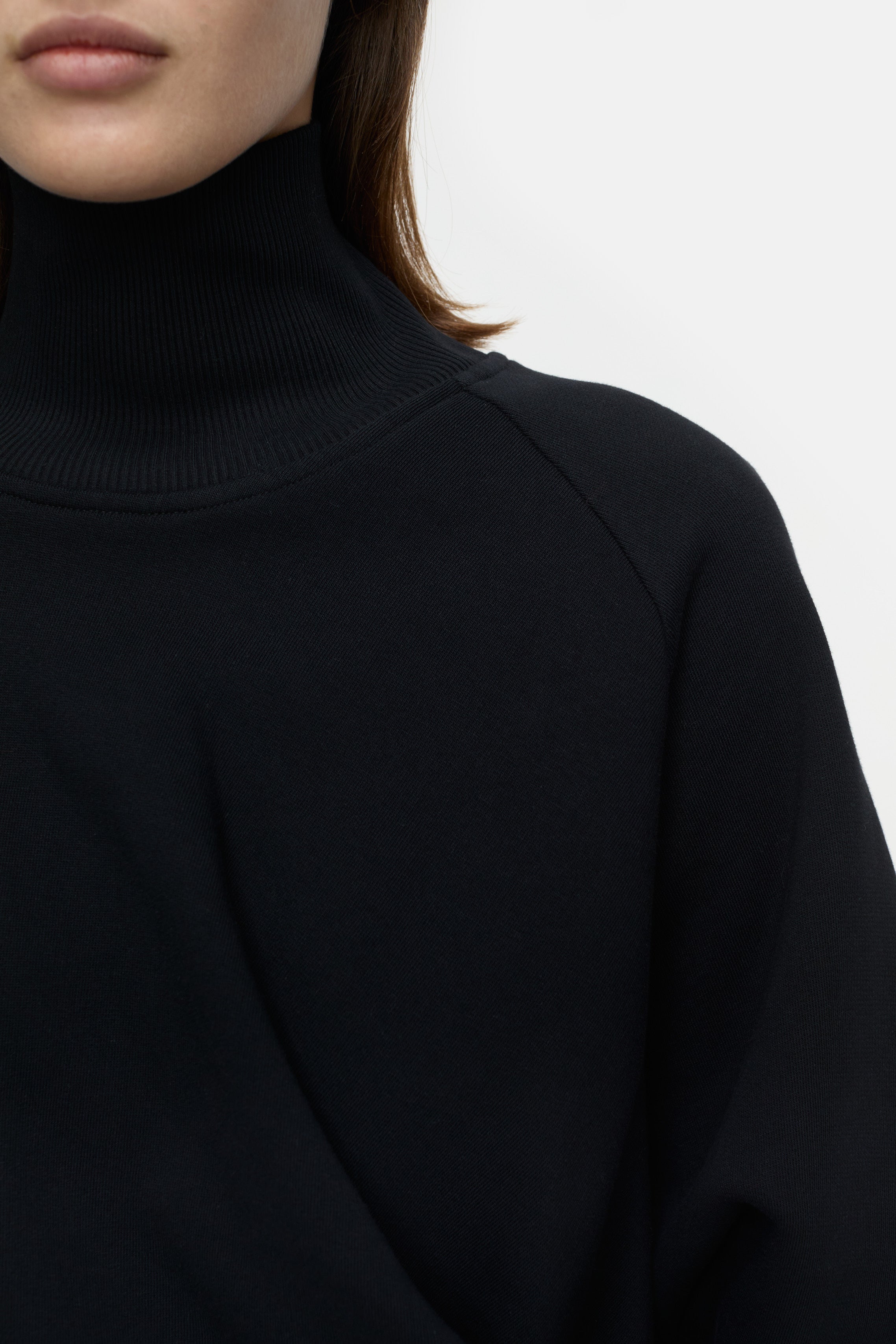 DRAPED TURTLENECK