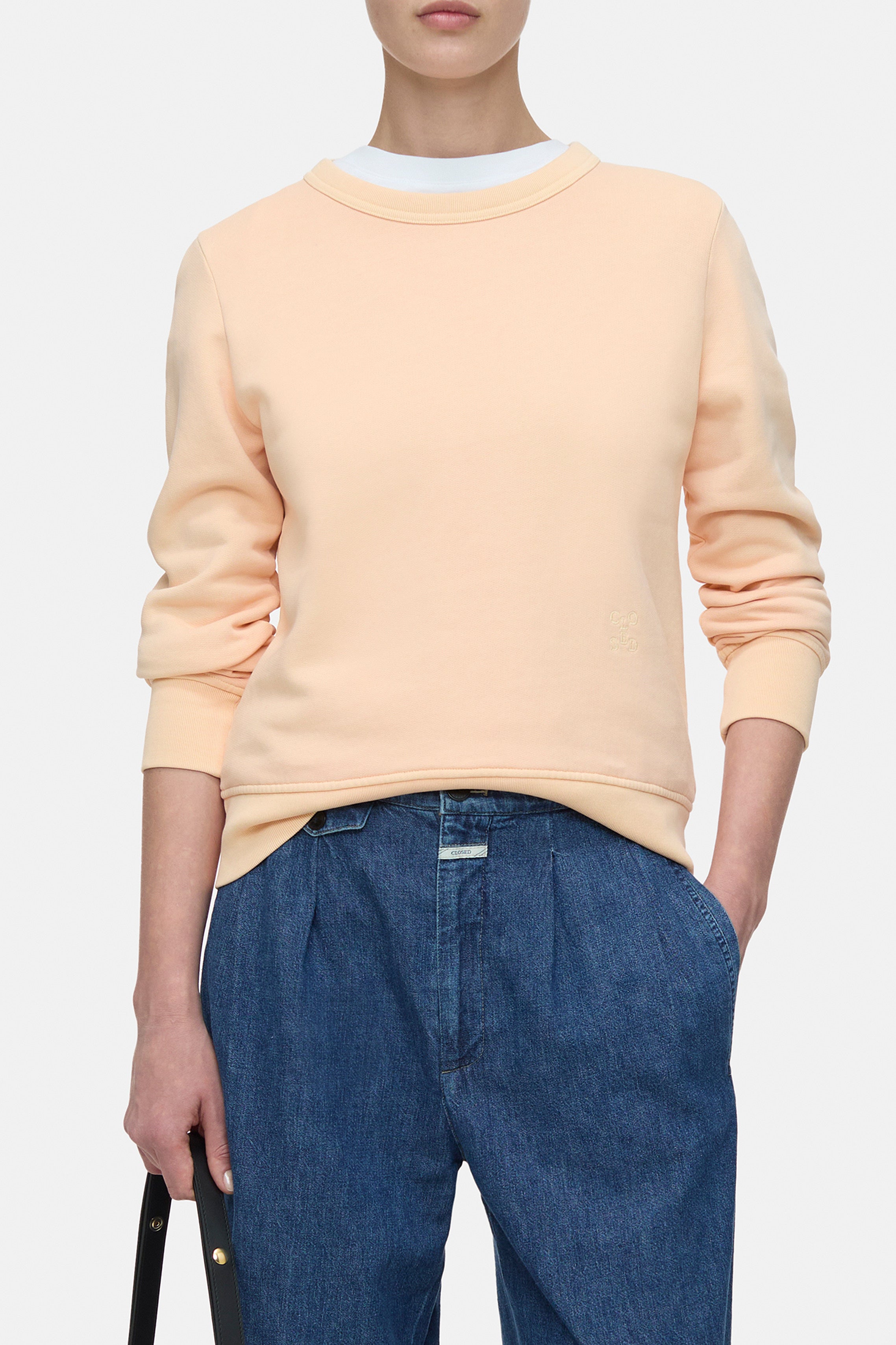 Closed-FITTED CREWNECK-Shirts-Black-Deal-Outlet-by-ARCHIVIST