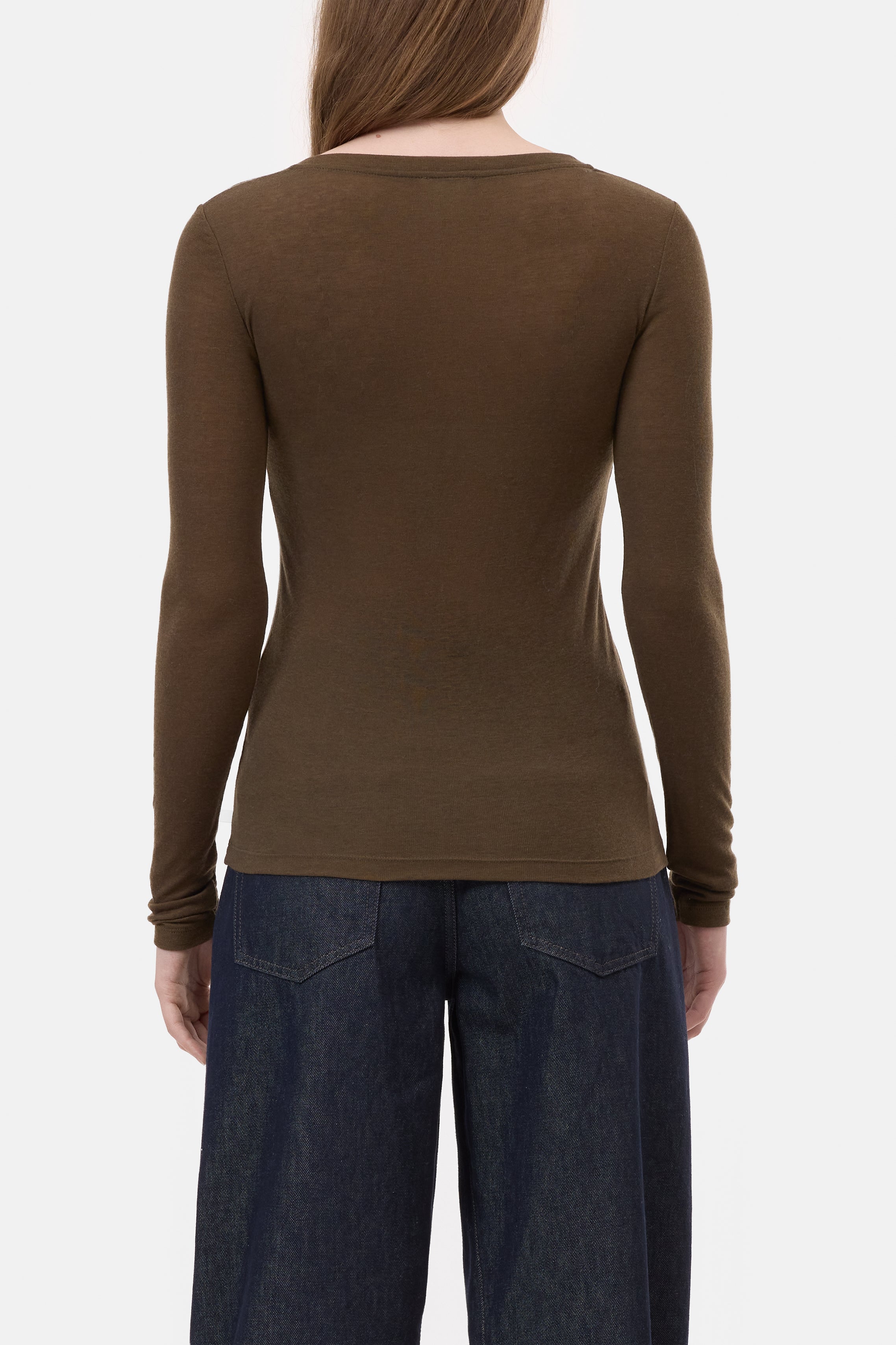 DEEP NECK LONGSLEEVE