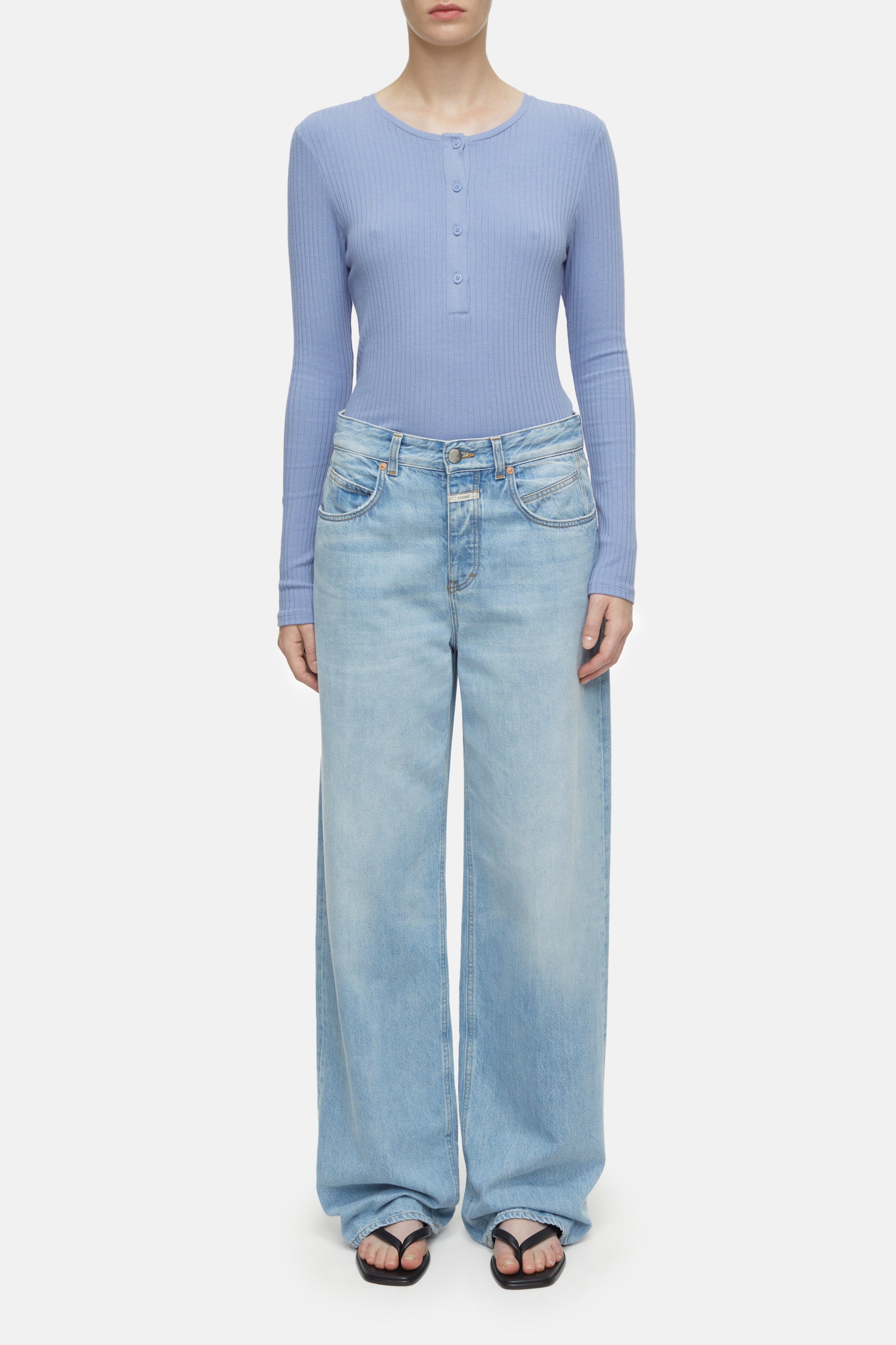 HALF PLACKET LONGSLEEVE